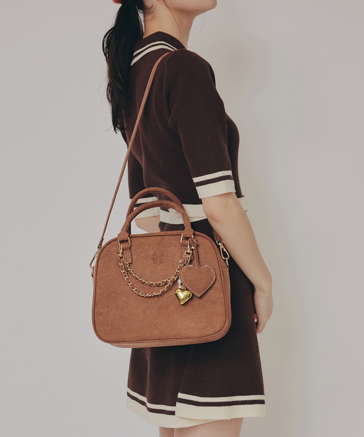 チャーム2WAYスクエアバッグ