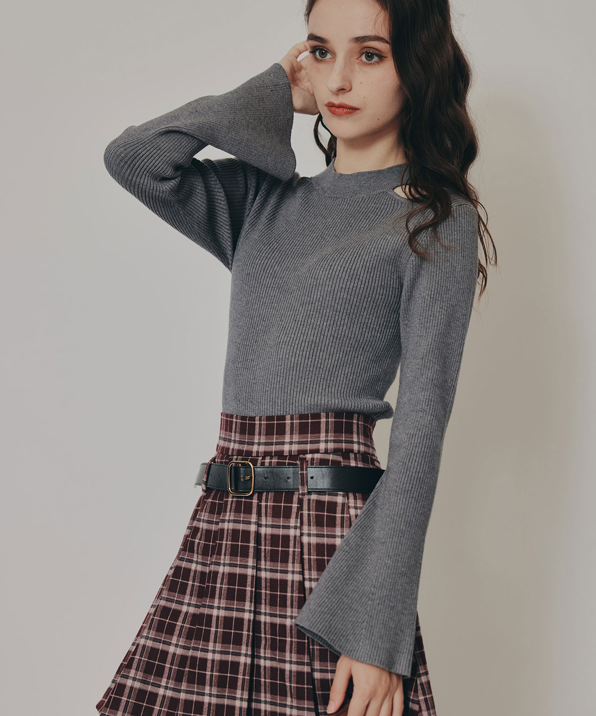 ローベルトプリーツミニスカート