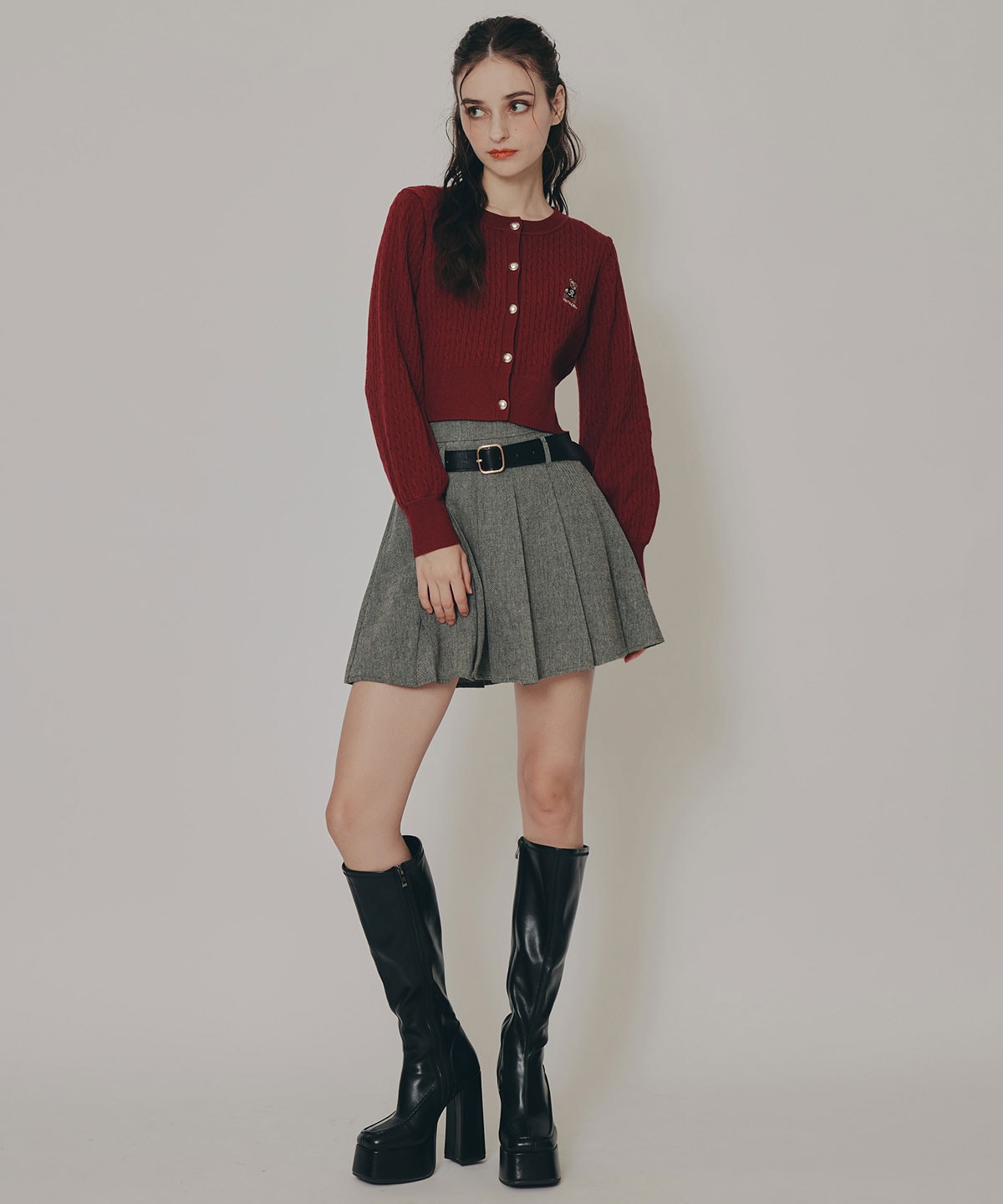 ローベルトプリーツミニスカート