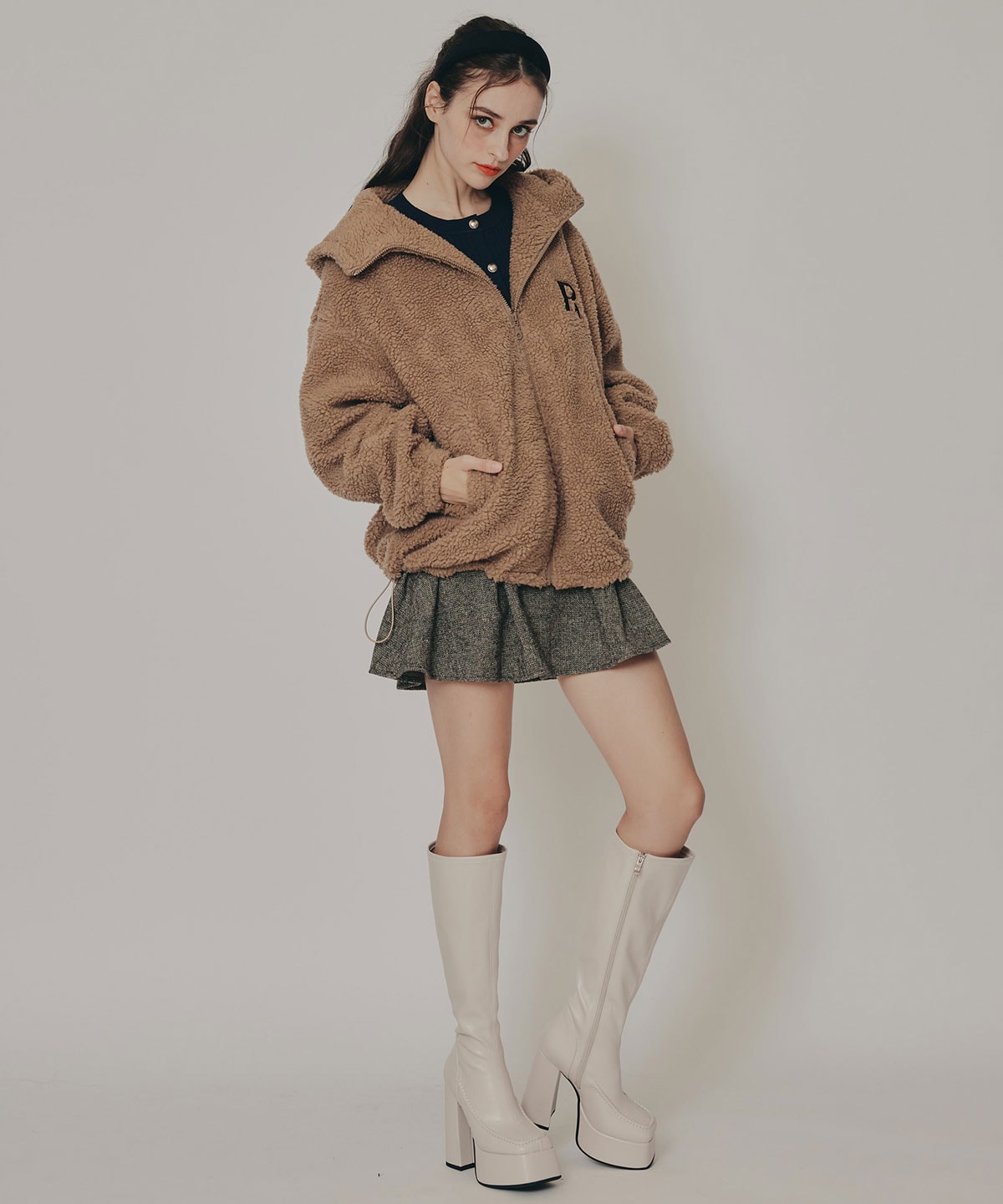 AZELCLUBボアパーカー