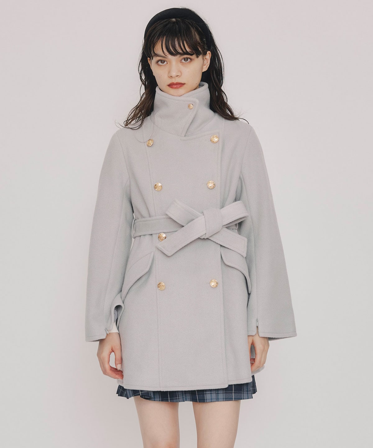 2WAYベルスリーブミドルコート