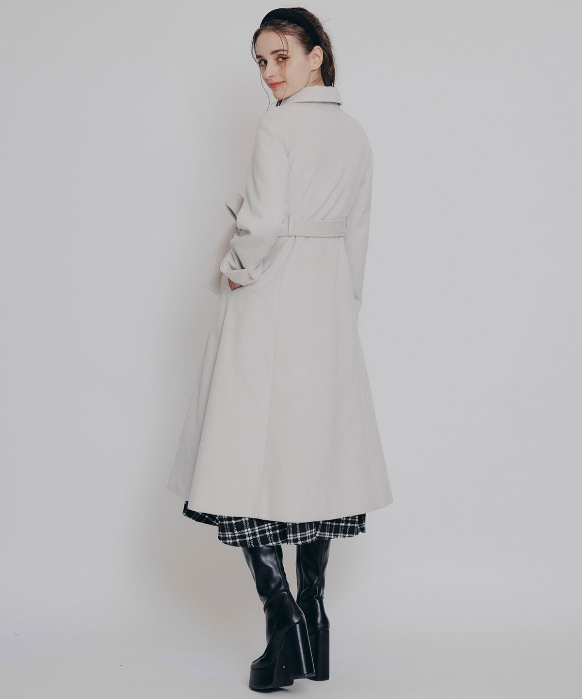 2WAYカラーダブルロングコート