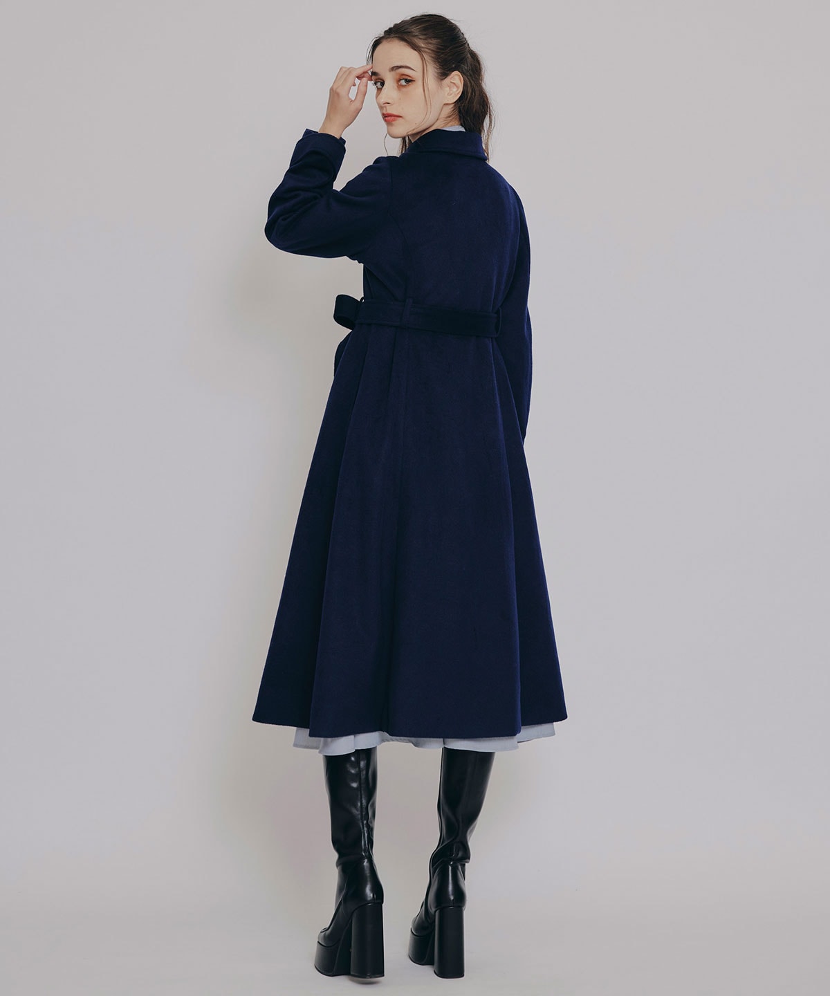 2WAYカラーダブルロングコート