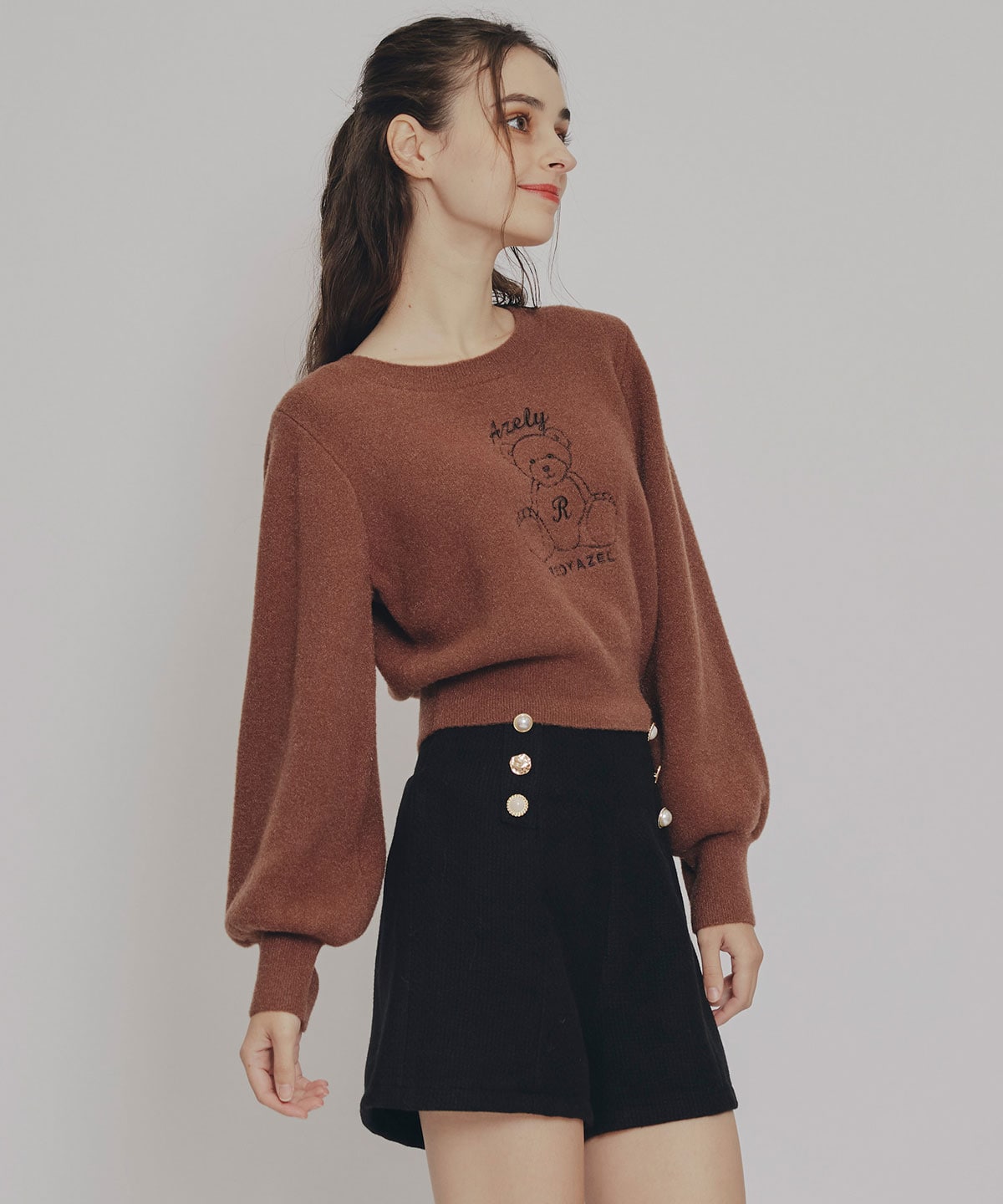 Azelyフラッフィニットプルオーバー