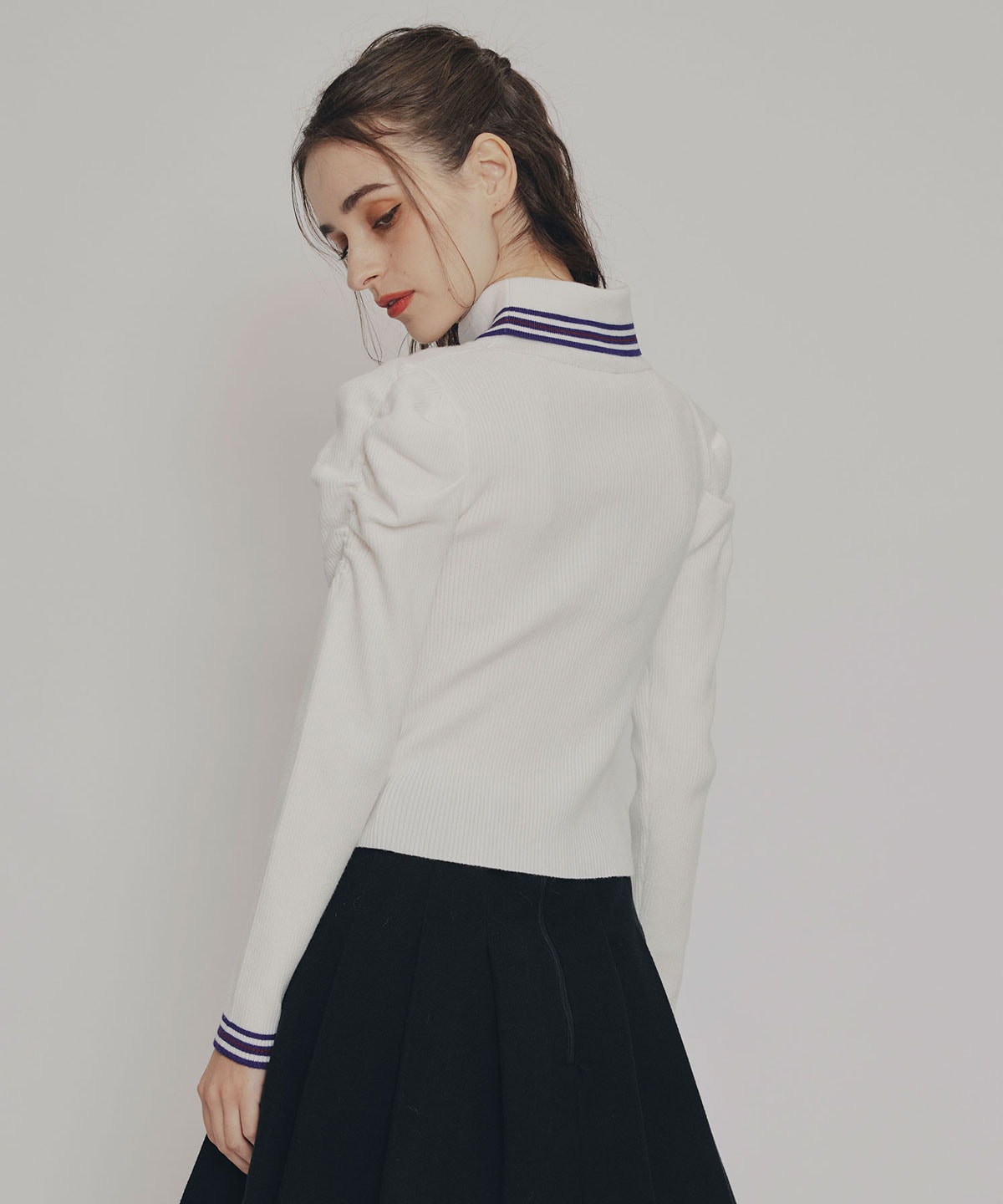 ［FILA×REDYAZEL］ラインタートルニットプルオーバー