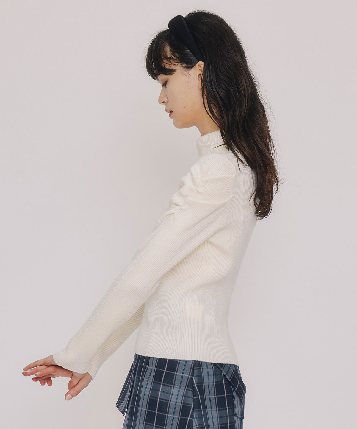 ラメタートルニットプルオーバー