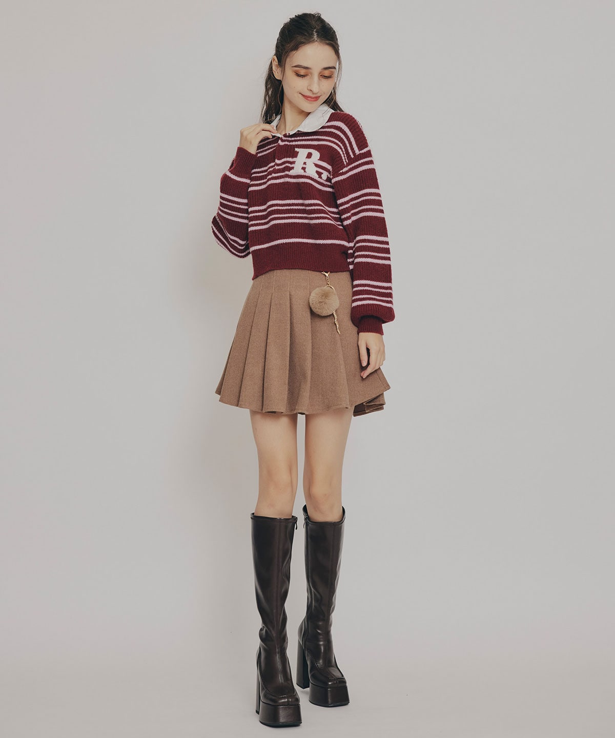 R.カレッジポロニットプルオーバー