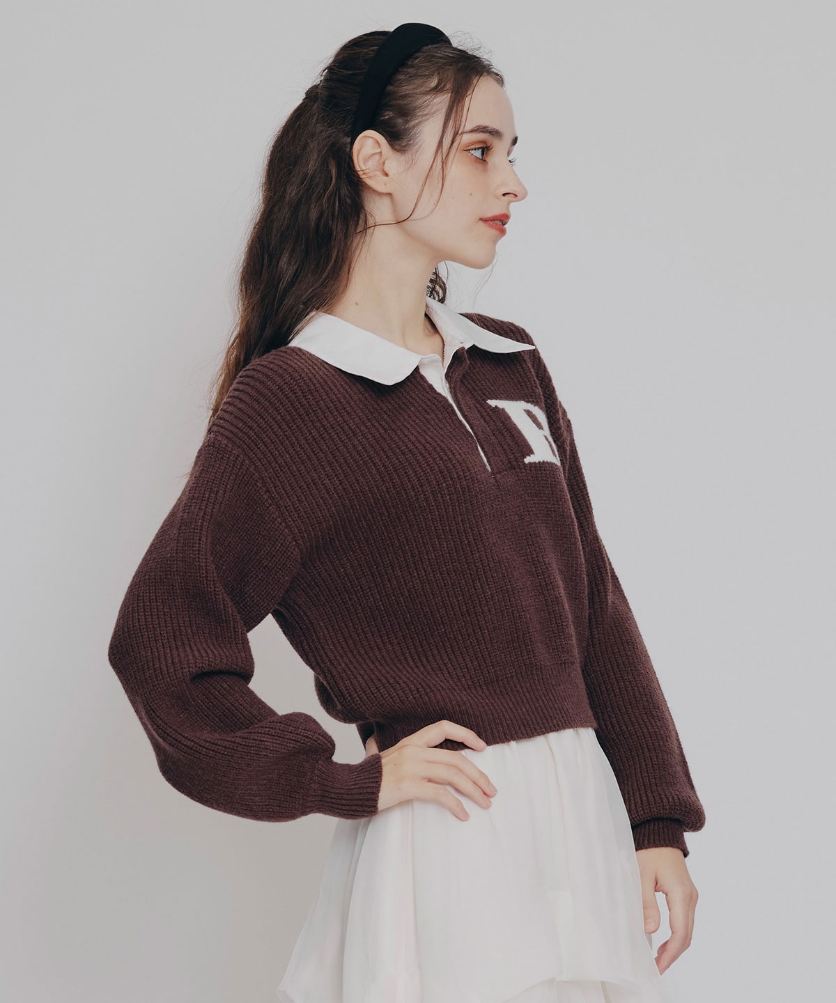 R.カレッジポロニットプルオーバー