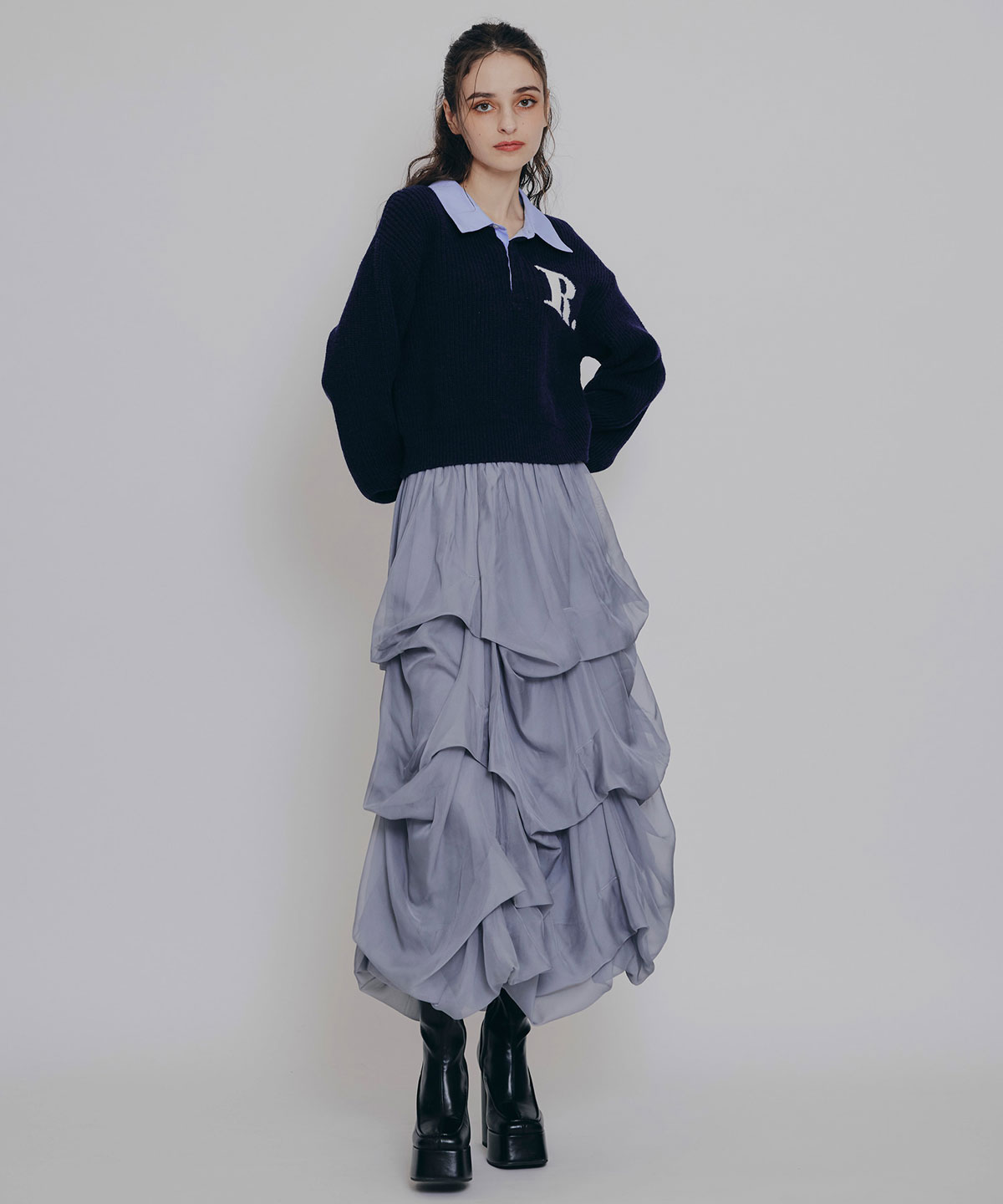 R.カレッジポロニットプルオーバー