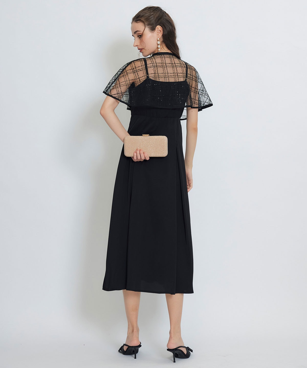 グリッター2WAYクラッチバッグ