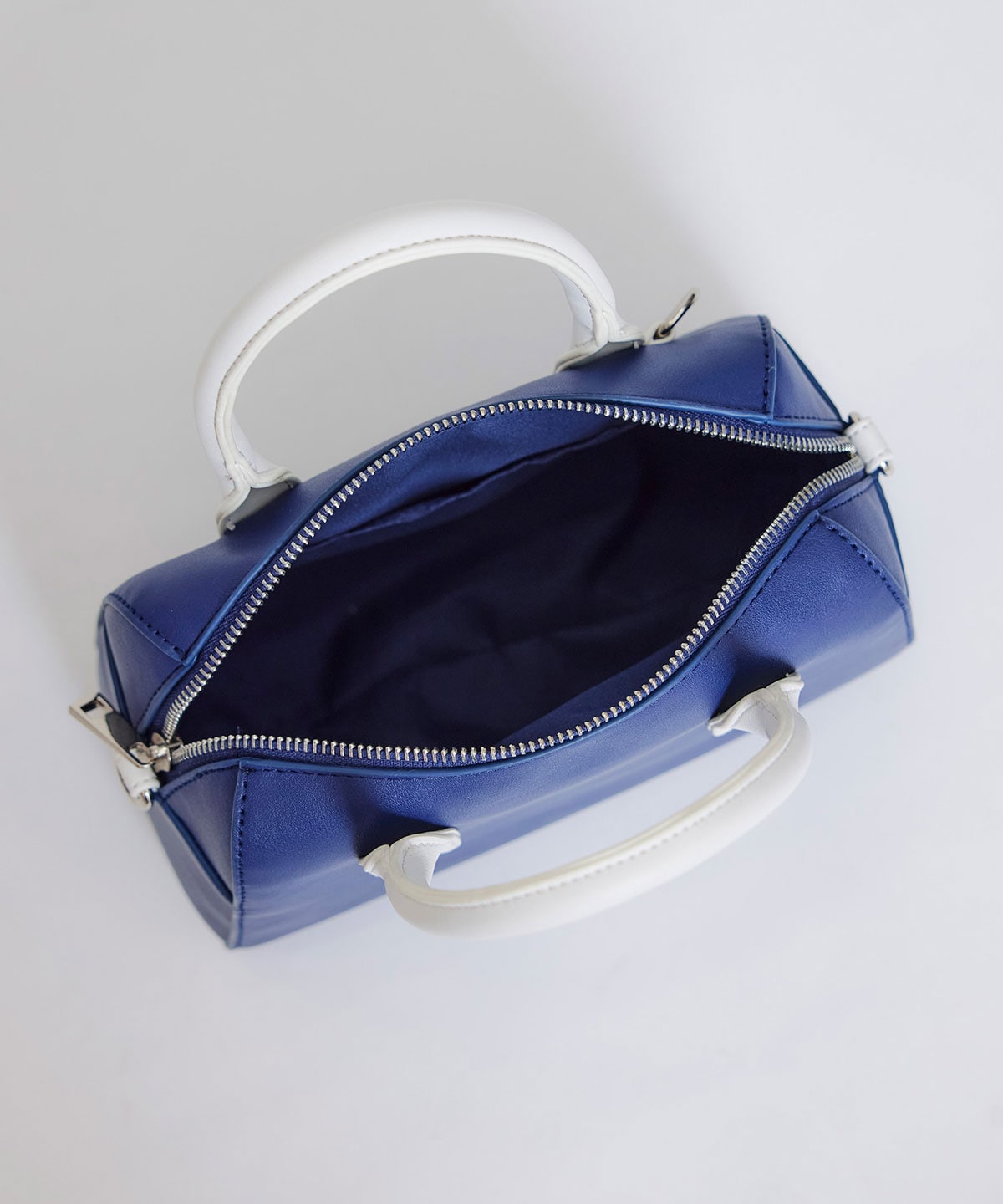 R.バイカラーミニボストンショルダーバッグ