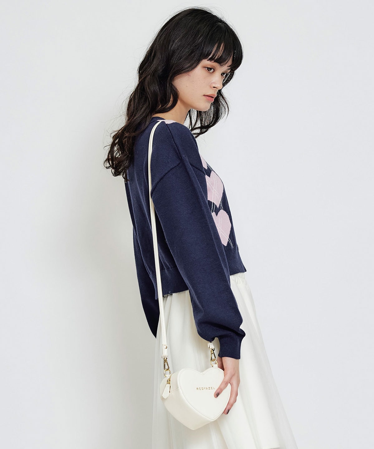 Love Me Heart モチーフ2WAYミニショルダーバッグ