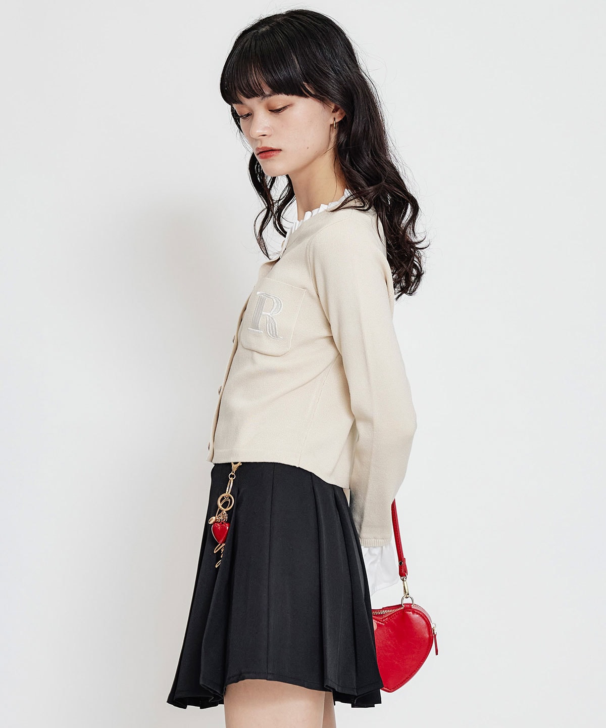 Love Me Heart モチーフ2WAYミニショルダーバッグ