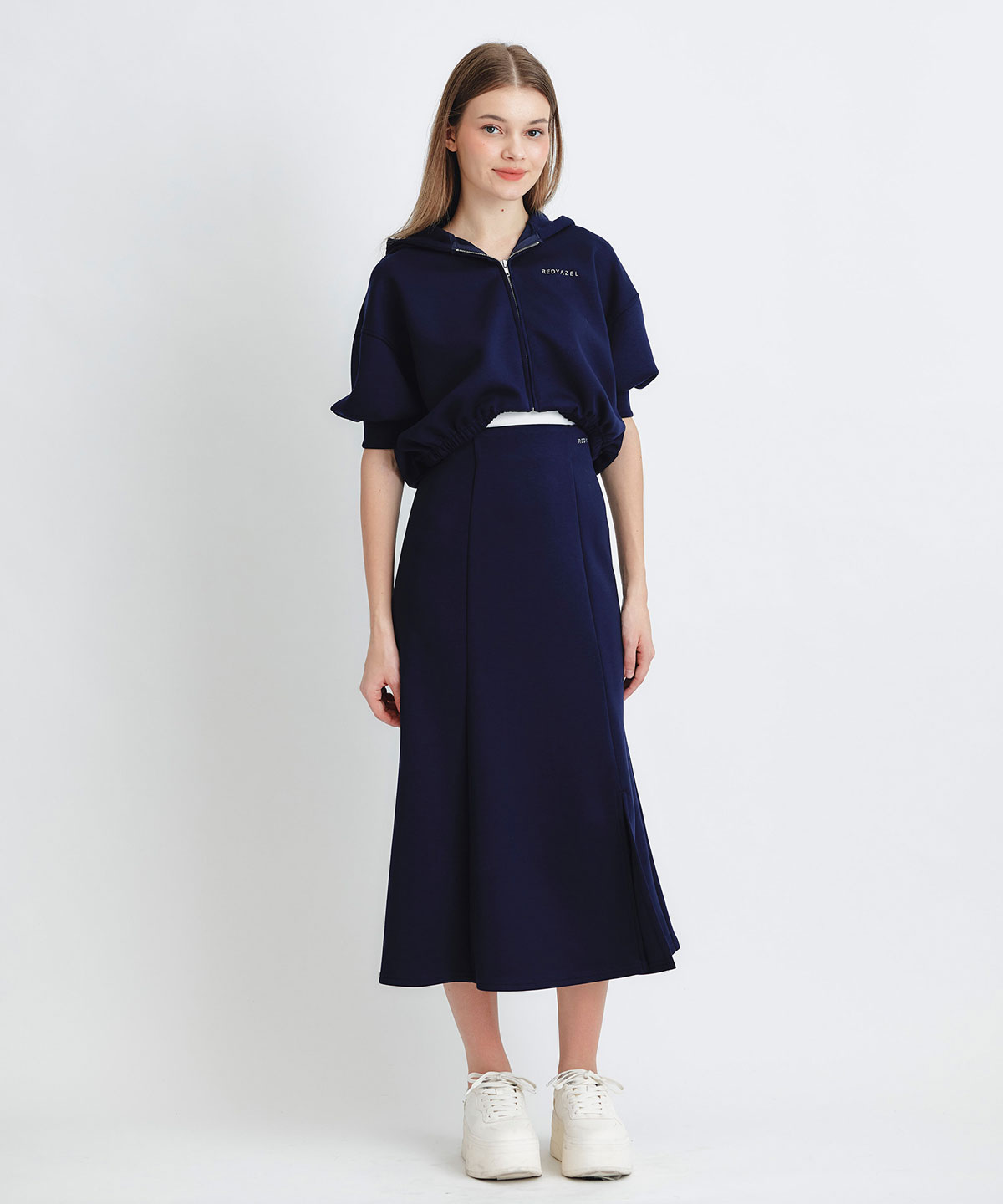 ダンボールセミマーメイドスリットロングスカート