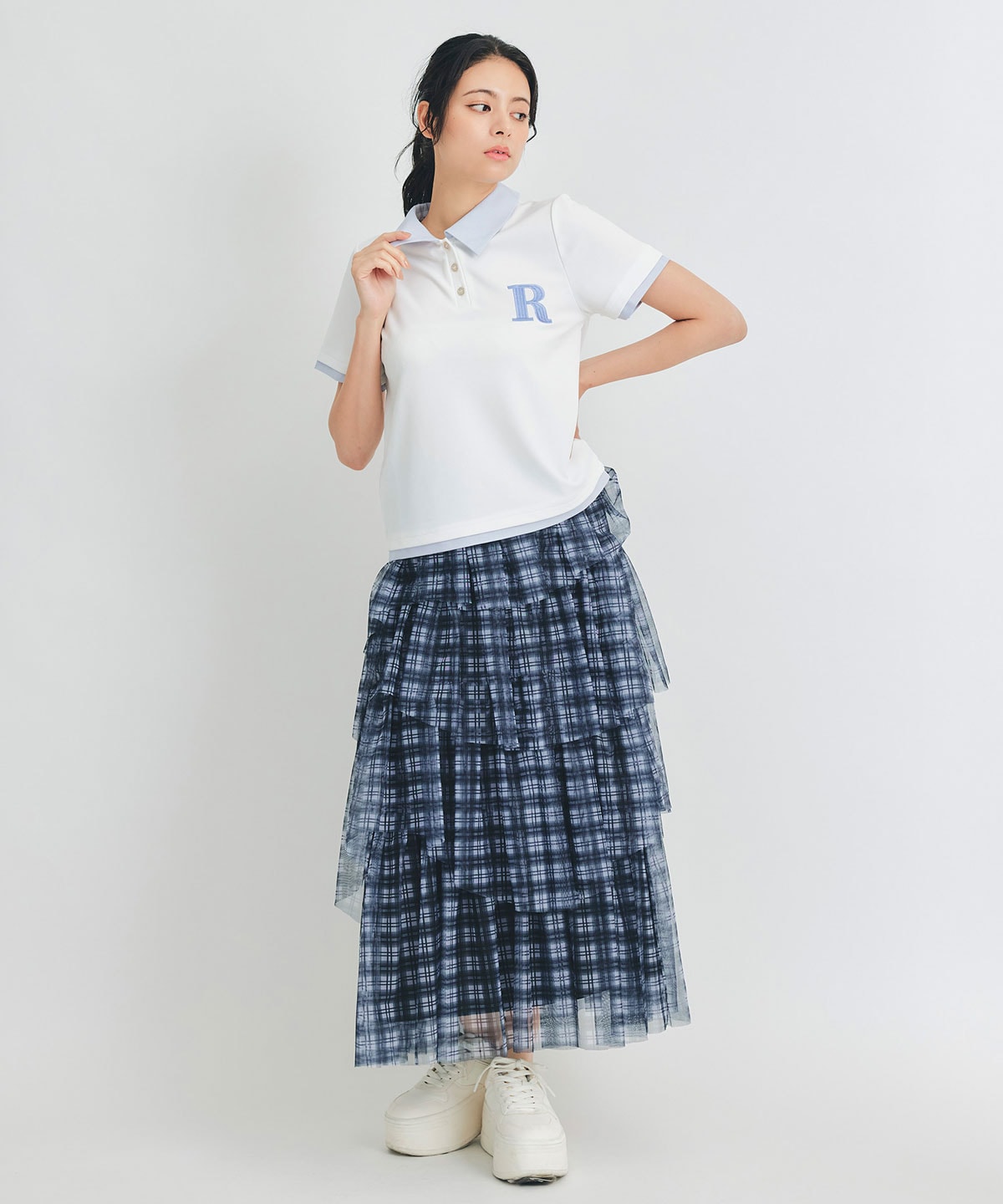 RポロレイヤードTシャツ