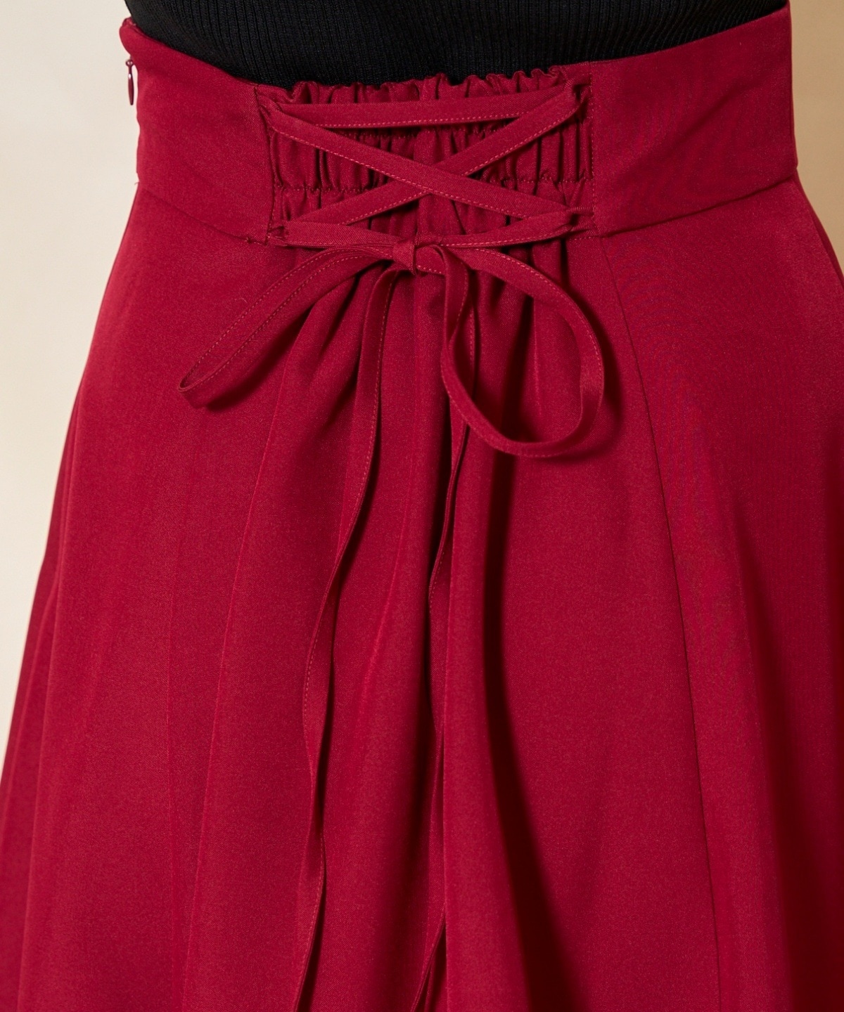 タックバルーンラップスカート