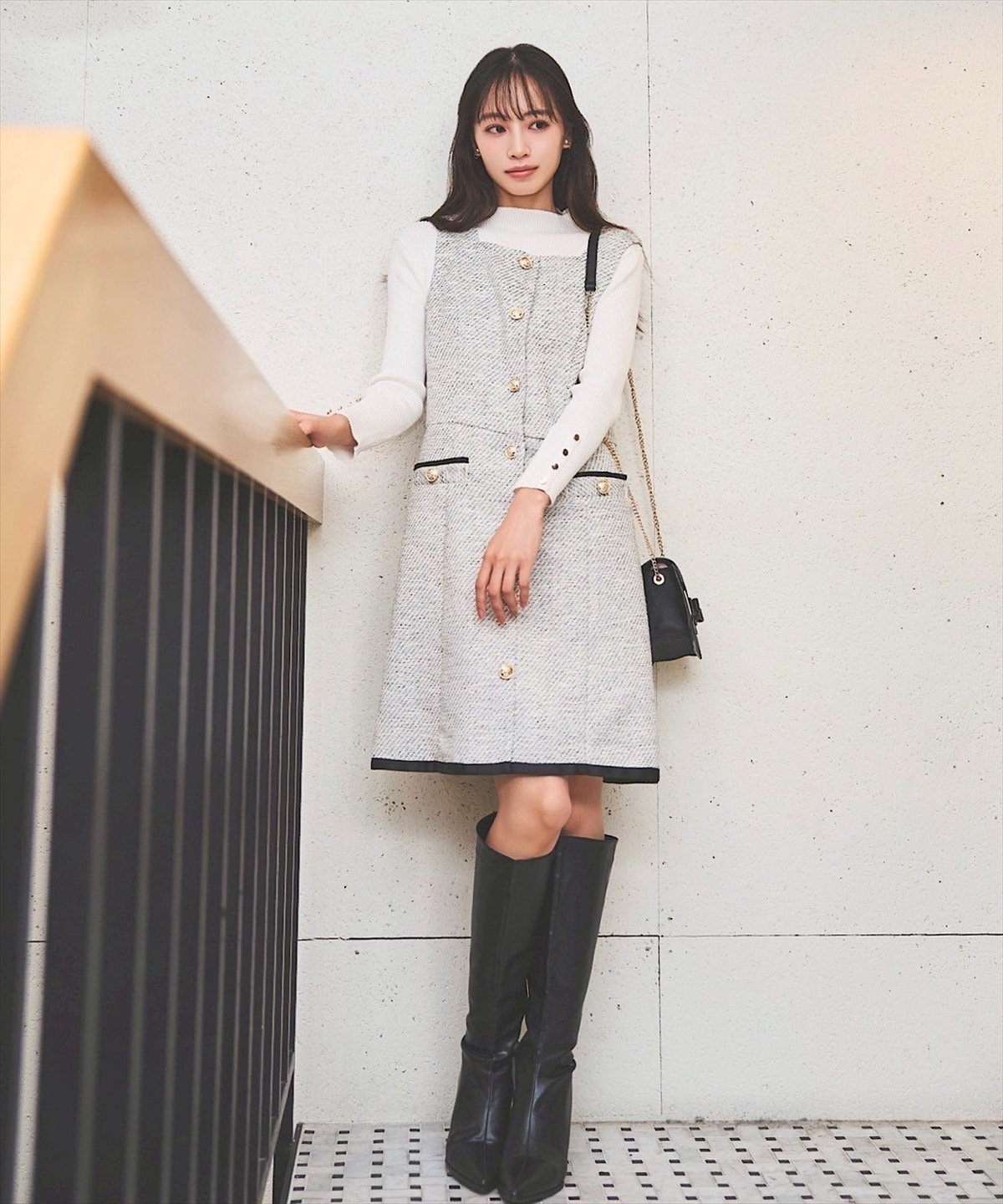 Aラインミニジャンスカ