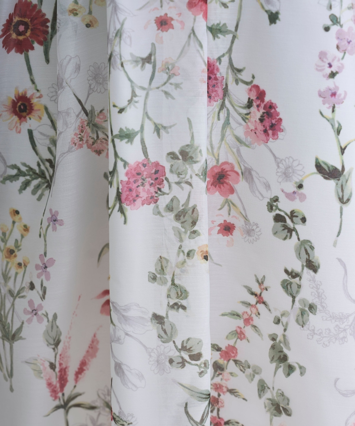 【4/10(Fri)発売】シアーグリーンフラワースカート