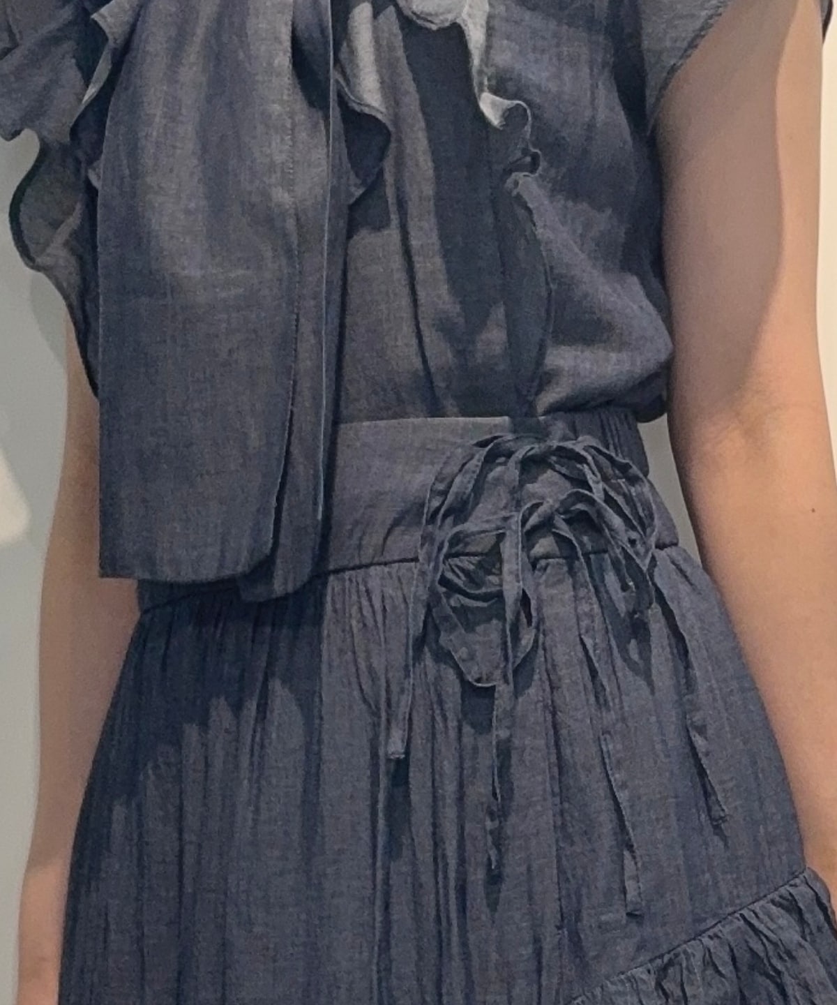 【4/24(Fri)発売】シアーデニムティアードスカート