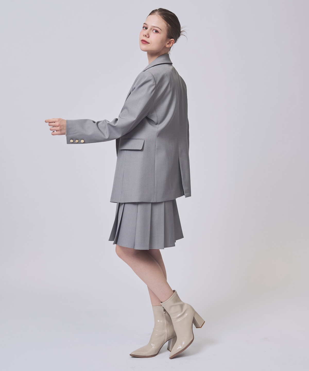 【1/30(Fri)発売開始】アシメプリーツミニスカート