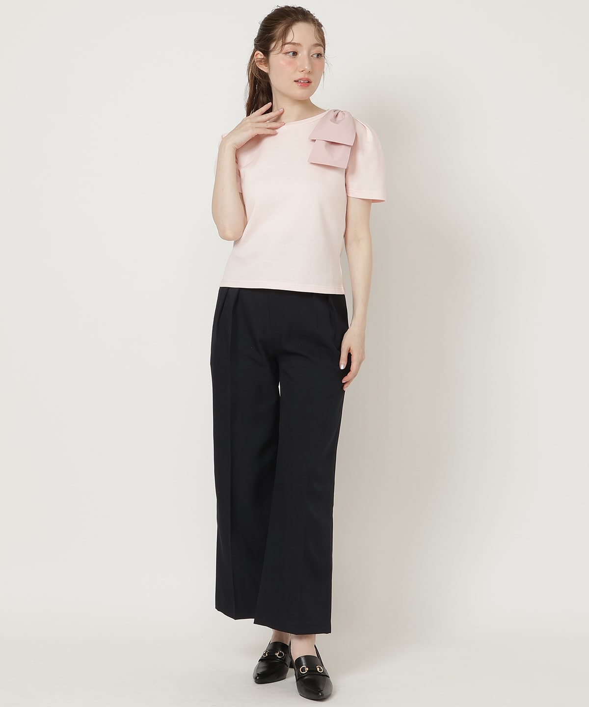 【5/8(Fri)発売】ショルダーリボンカットソー