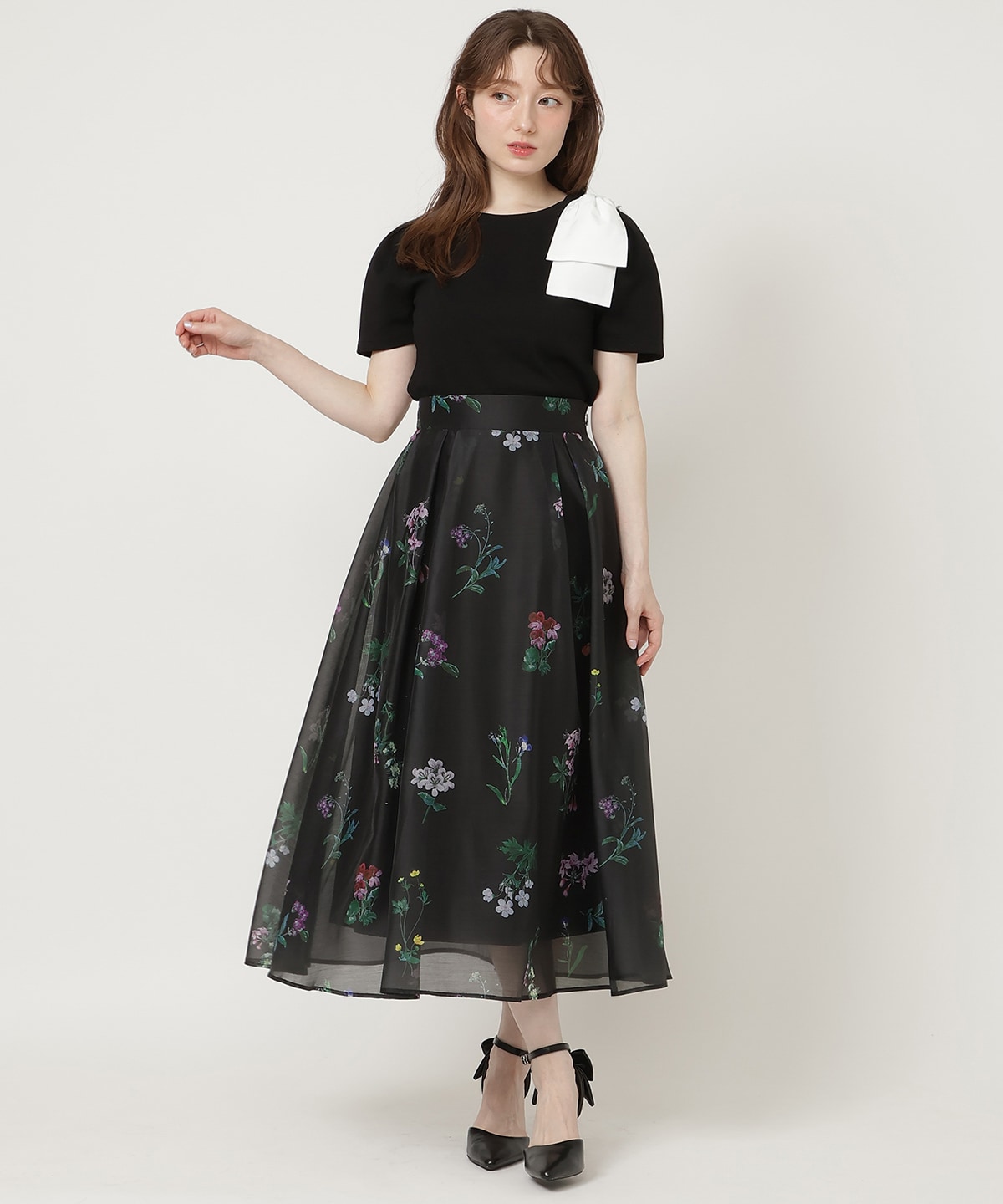 【5/8(Fri)発売】ショルダーリボンカットソー