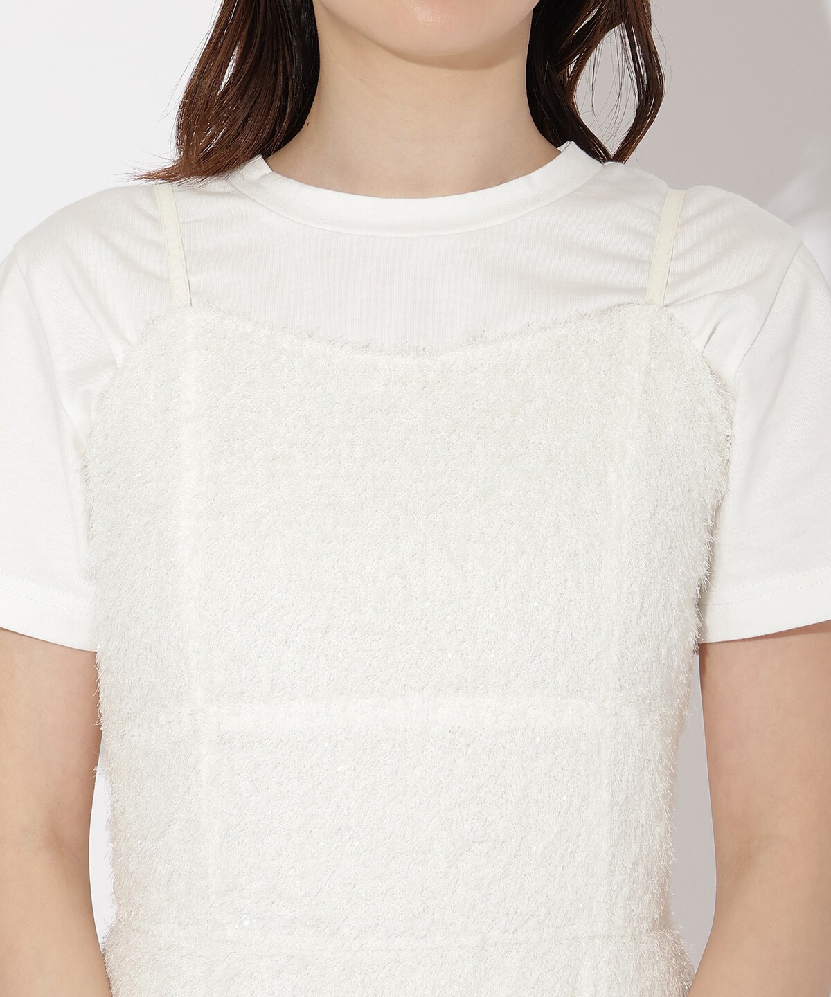 フリンジキャミワンピース