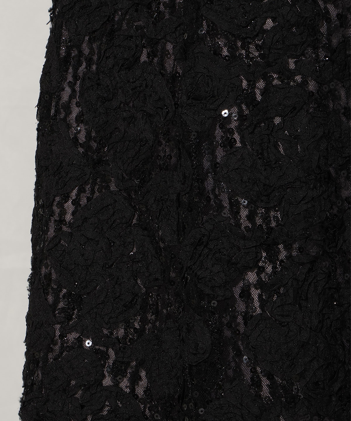 キラキラフラワーチュールフレアスカート