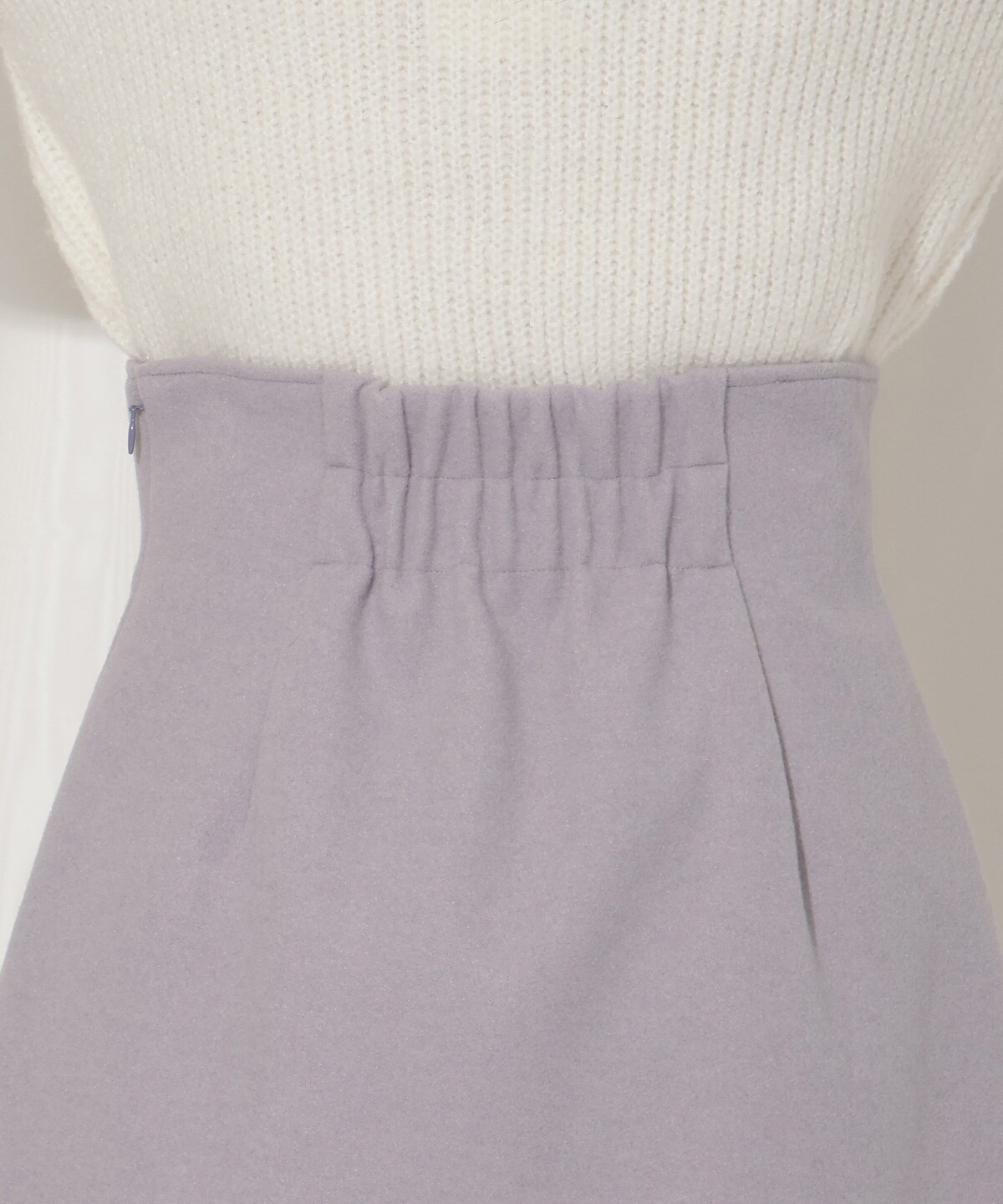 ゴールドボタンアシメミニスカート