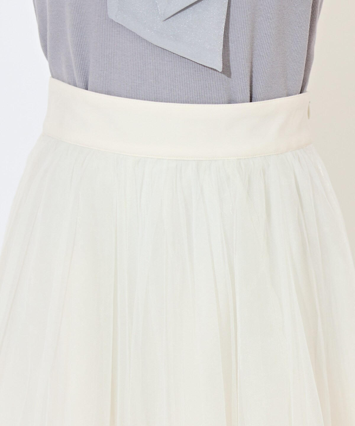 ニュアンスカラーチュールティアードスカート