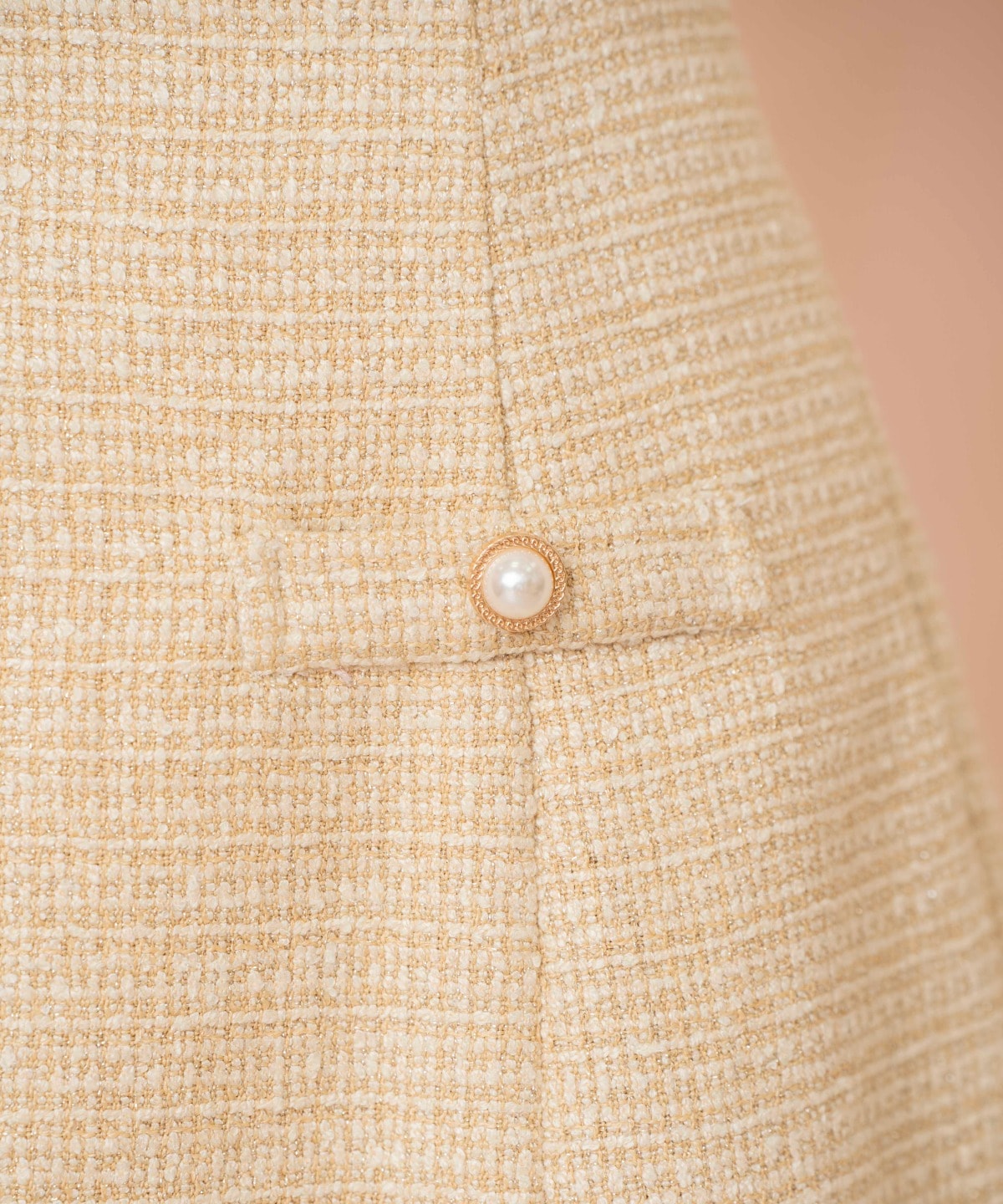 ラメツイードフレアミニスカート