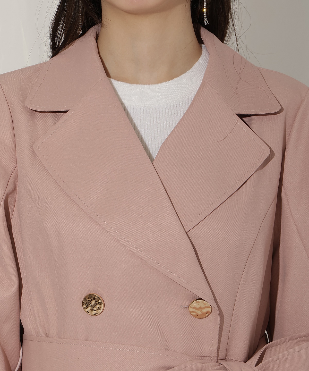 ドロストデザイントレンチコート