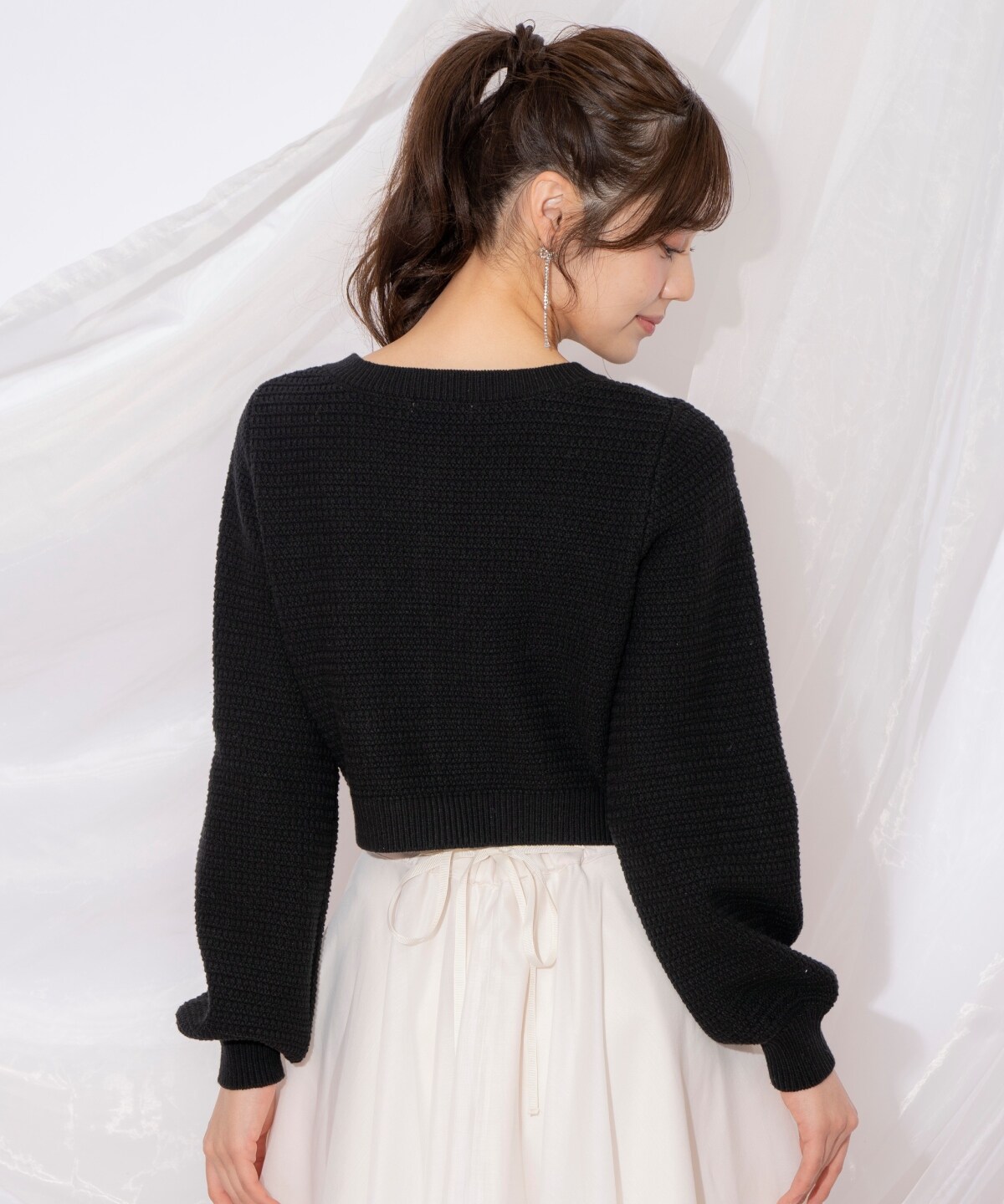 シャイニービジューカーディガン