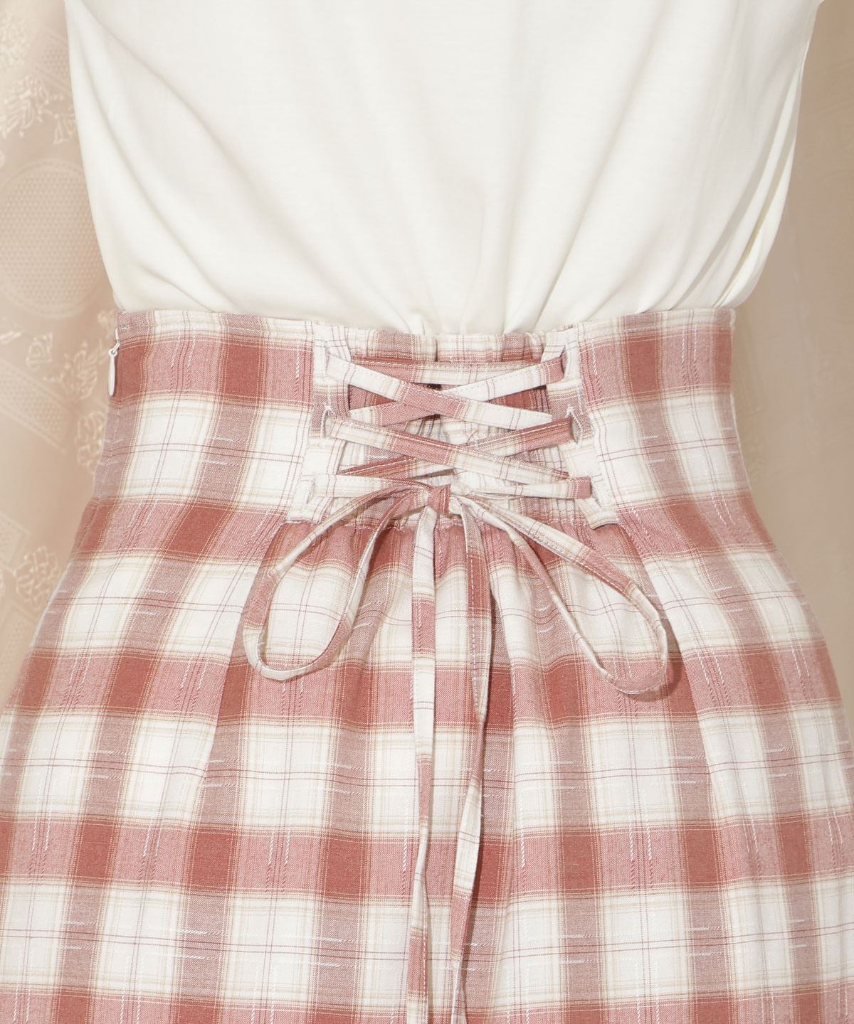 ラッフルティアードヘムスカート