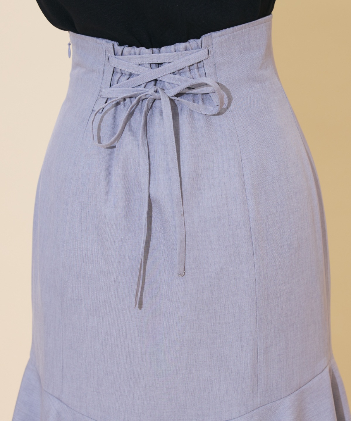 アシメレイヤードハイウエストスカート