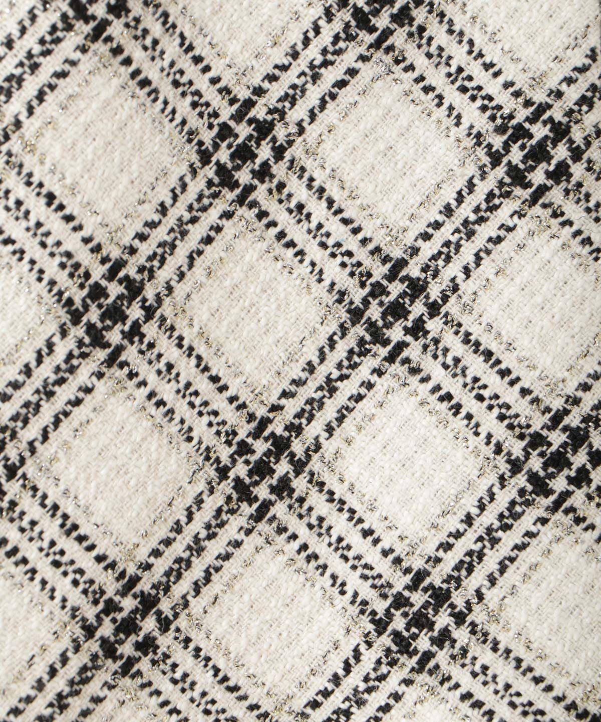 ビットデザインツイードミニスカート