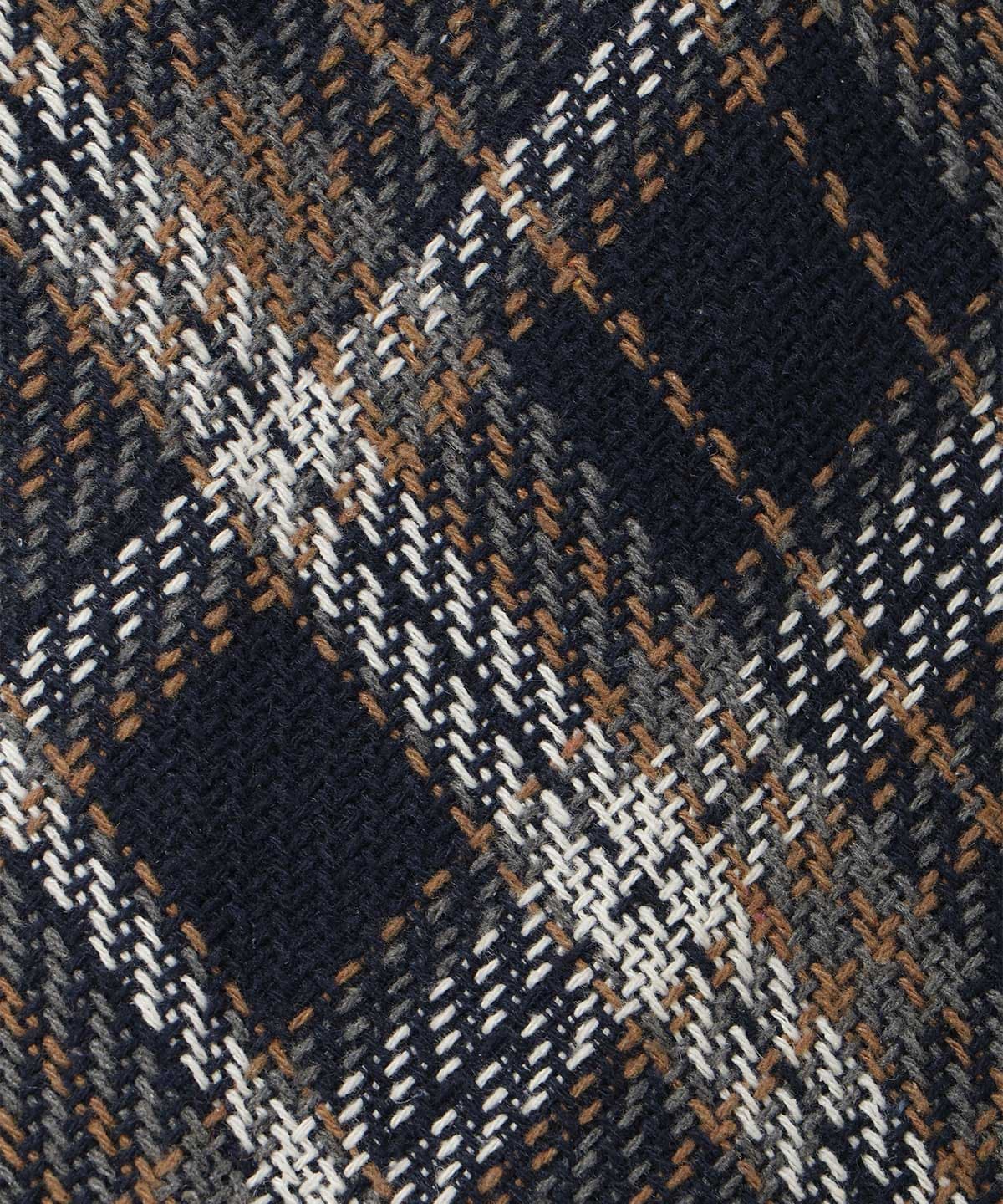 ベルト付きツイードミディ丈スカート