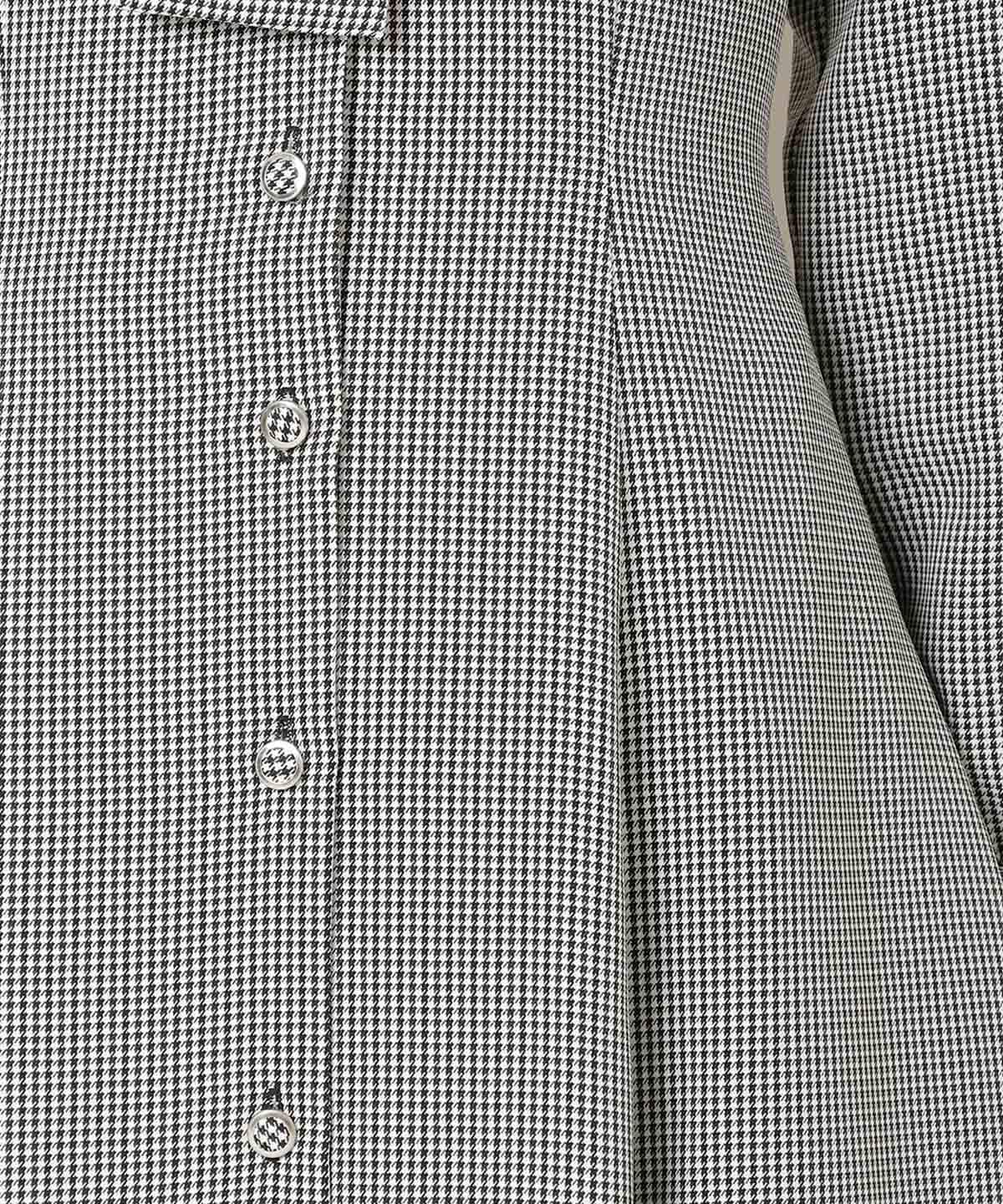 リボンタイラッフルフレアワンピース