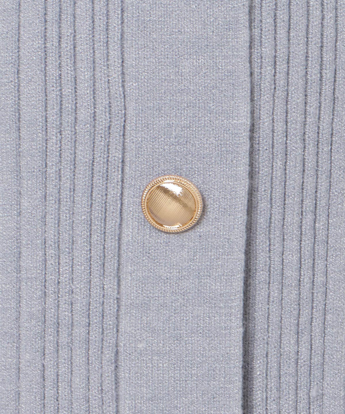 フロントボタンリボンタイニットワンピース