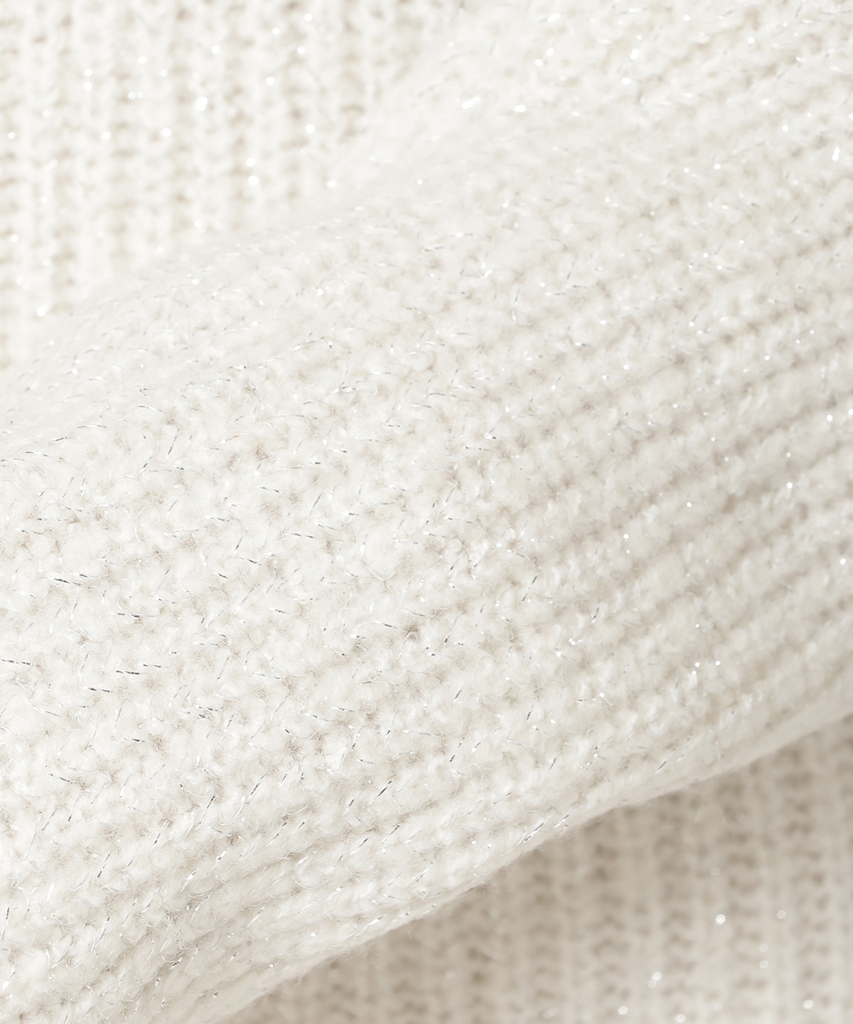 リボンショルダーオフショルニットワンピース