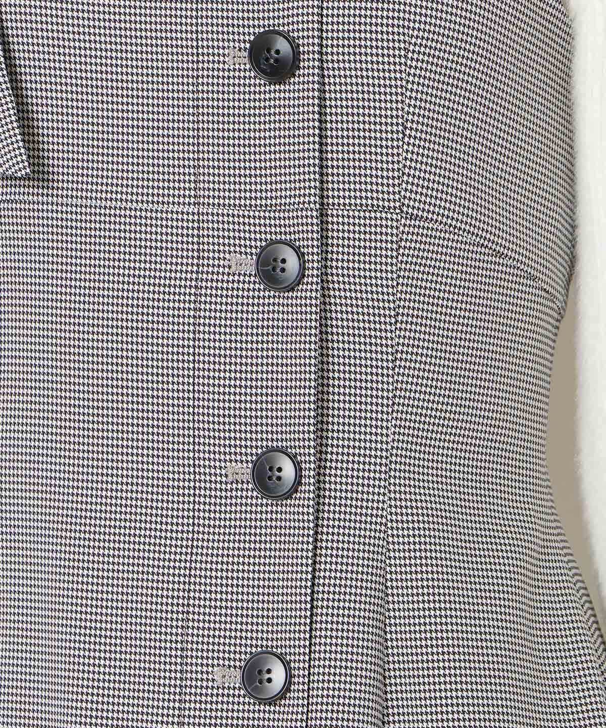 アシンメトリーリボンショルダーワンピース