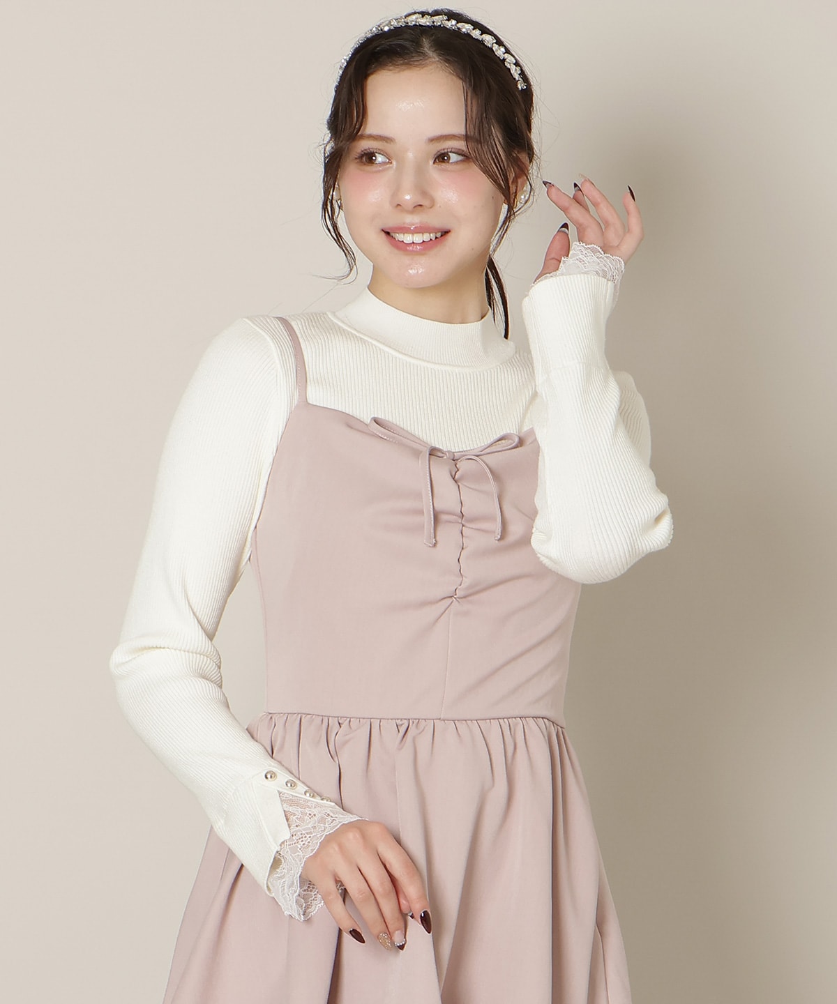 【New Year's Item】ティアードキャミワンピース