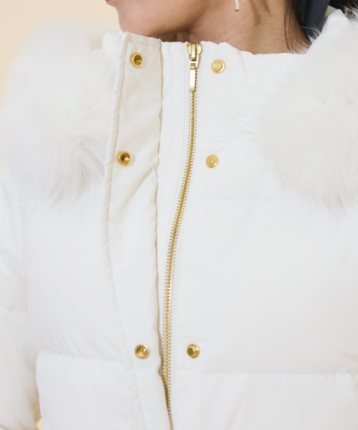 ファー付きショートダウン(F ホワイト): WILLSELECTION｜公式