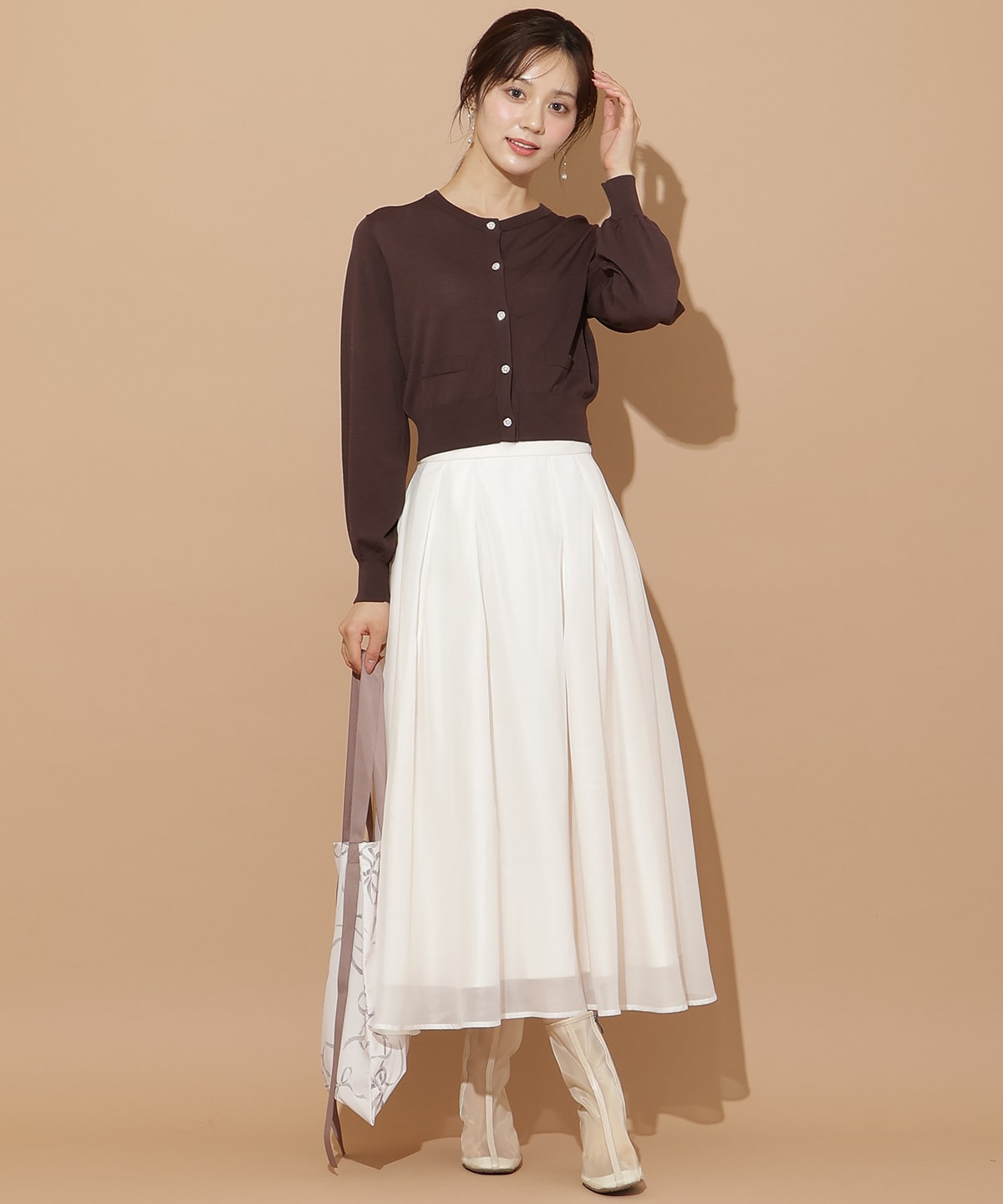 ポケットデザインUVカーディガン