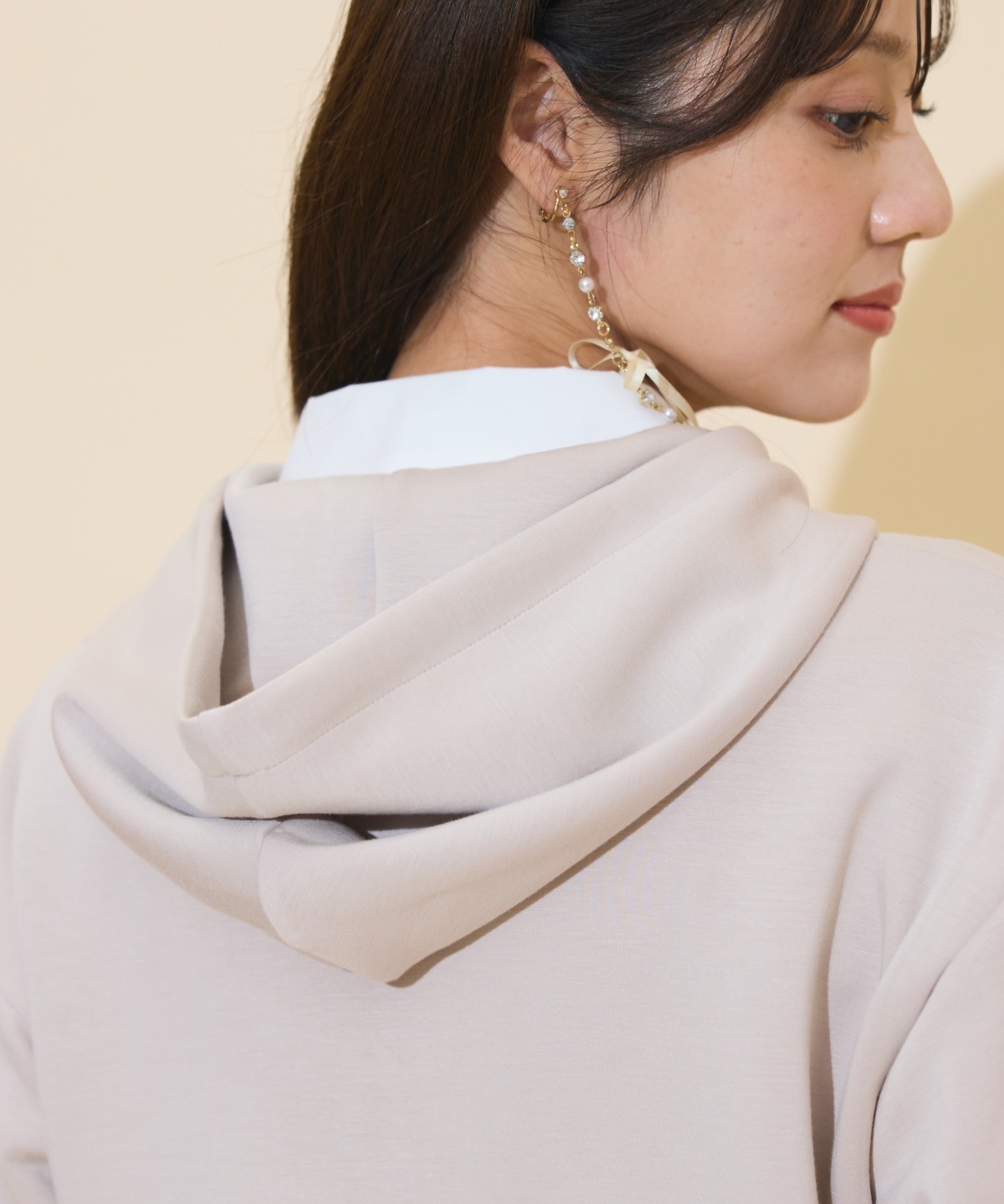 ロゴテープパーカー