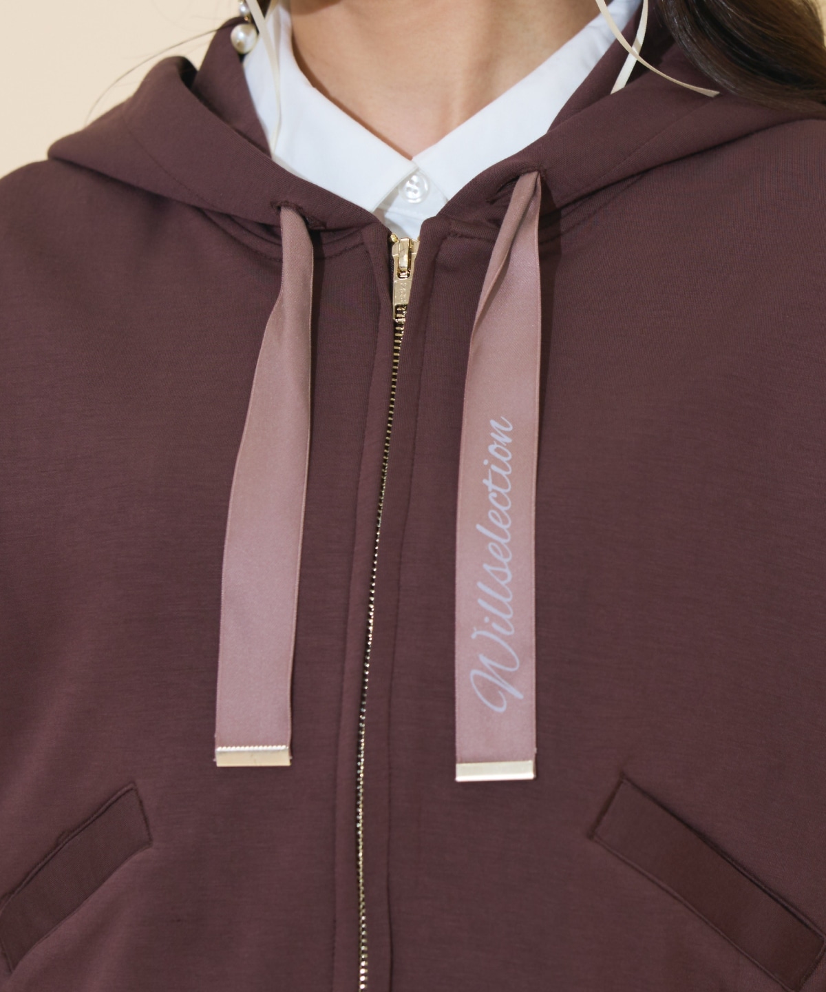 ロゴテープパーカー