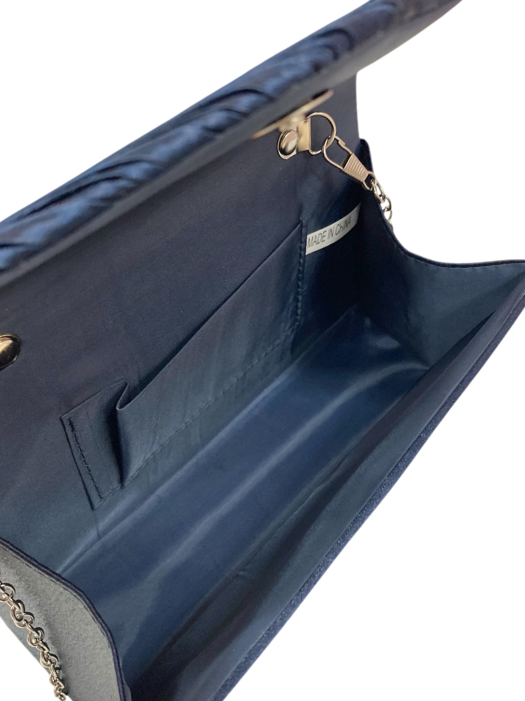 パールプリーツデザインバッグ