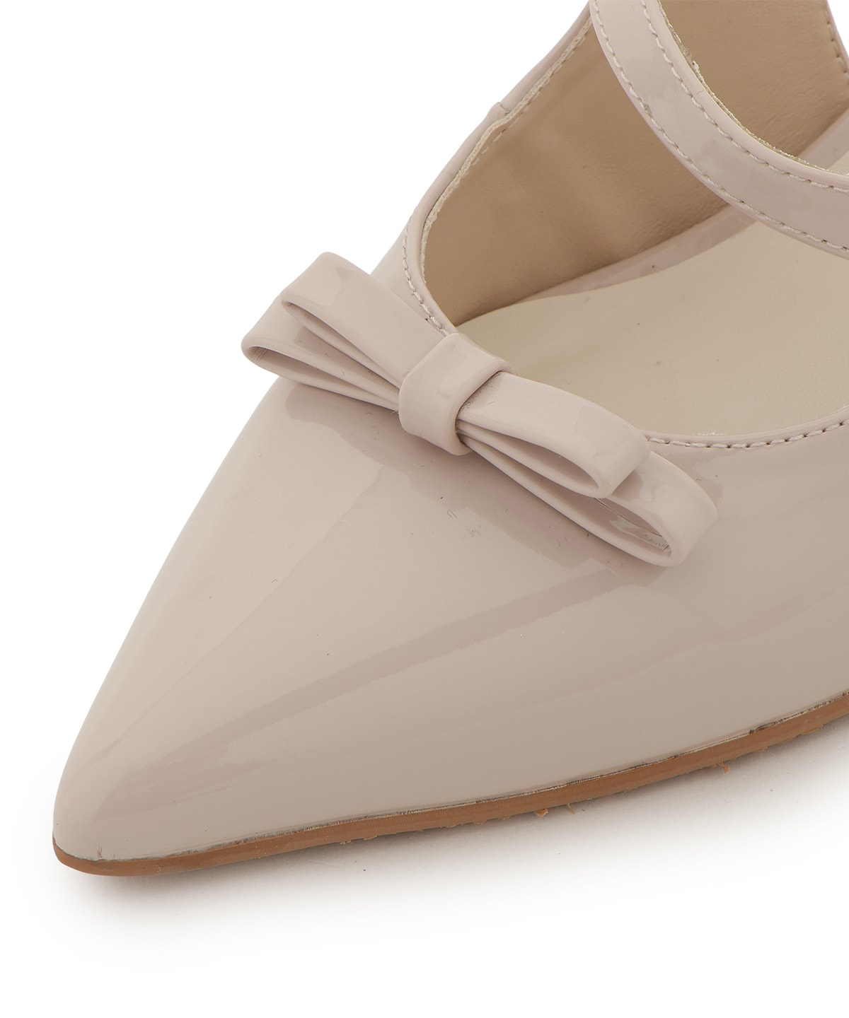 スリングバックリボンパンプス