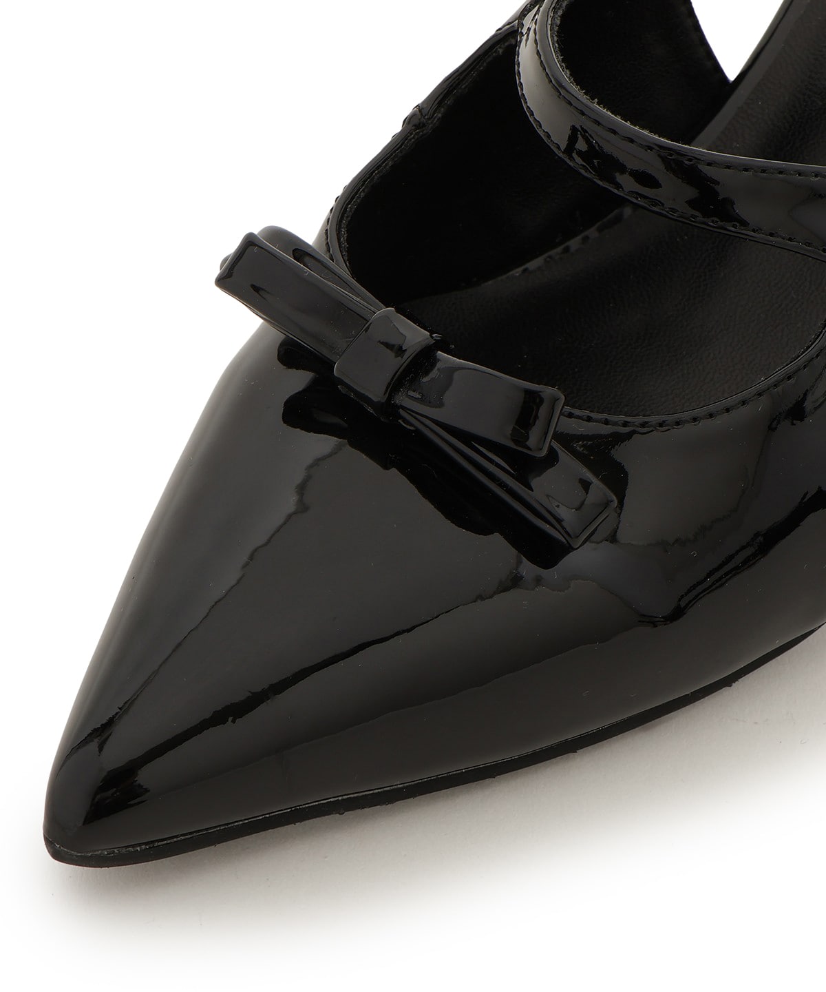 スリングバックリボンパンプス