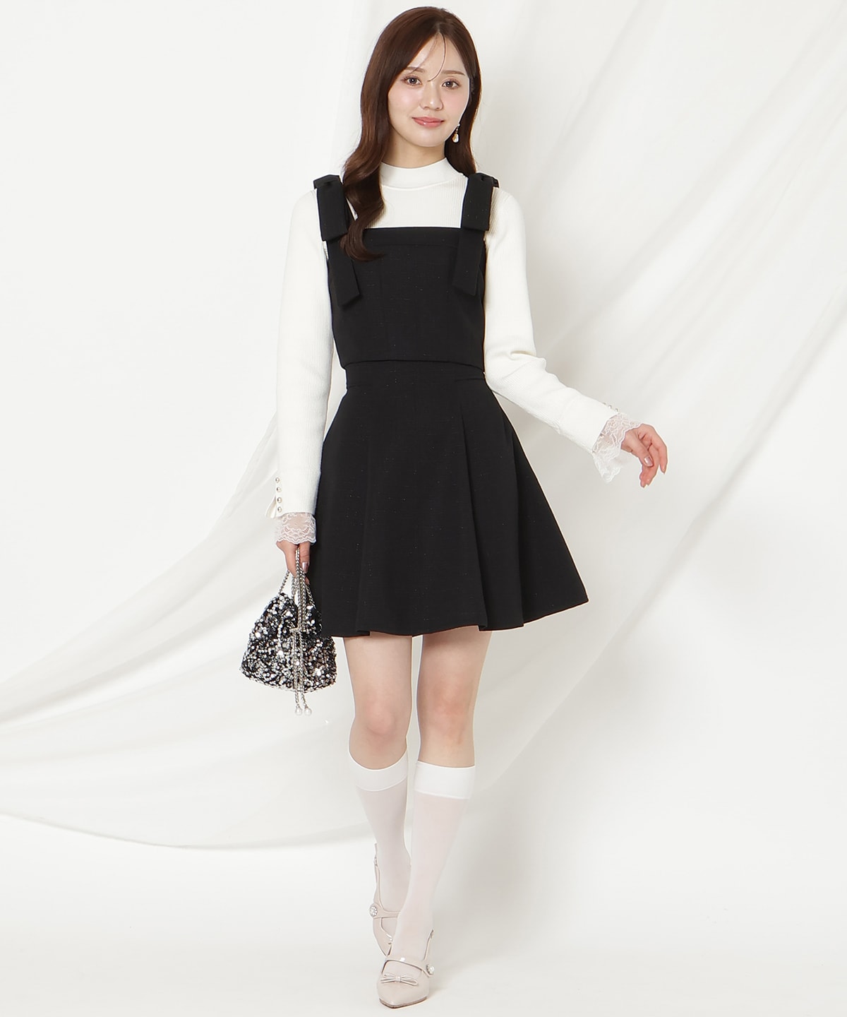 【2/11(wed)10時発売】リボンショルダービスチェ